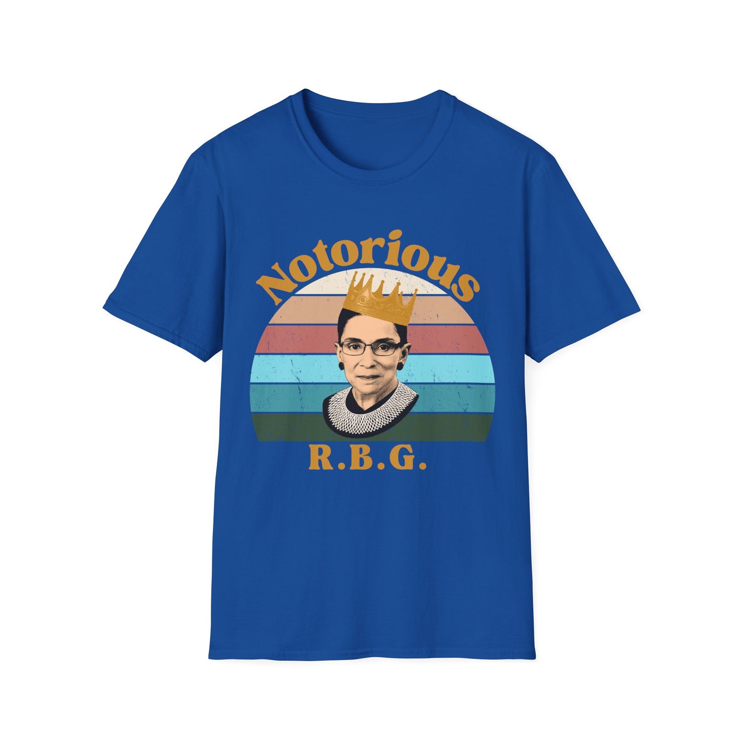 Unisex Notorious R.B.G. T-Shirt — Retro Ruth Bader Ginsburg Tribute Tee