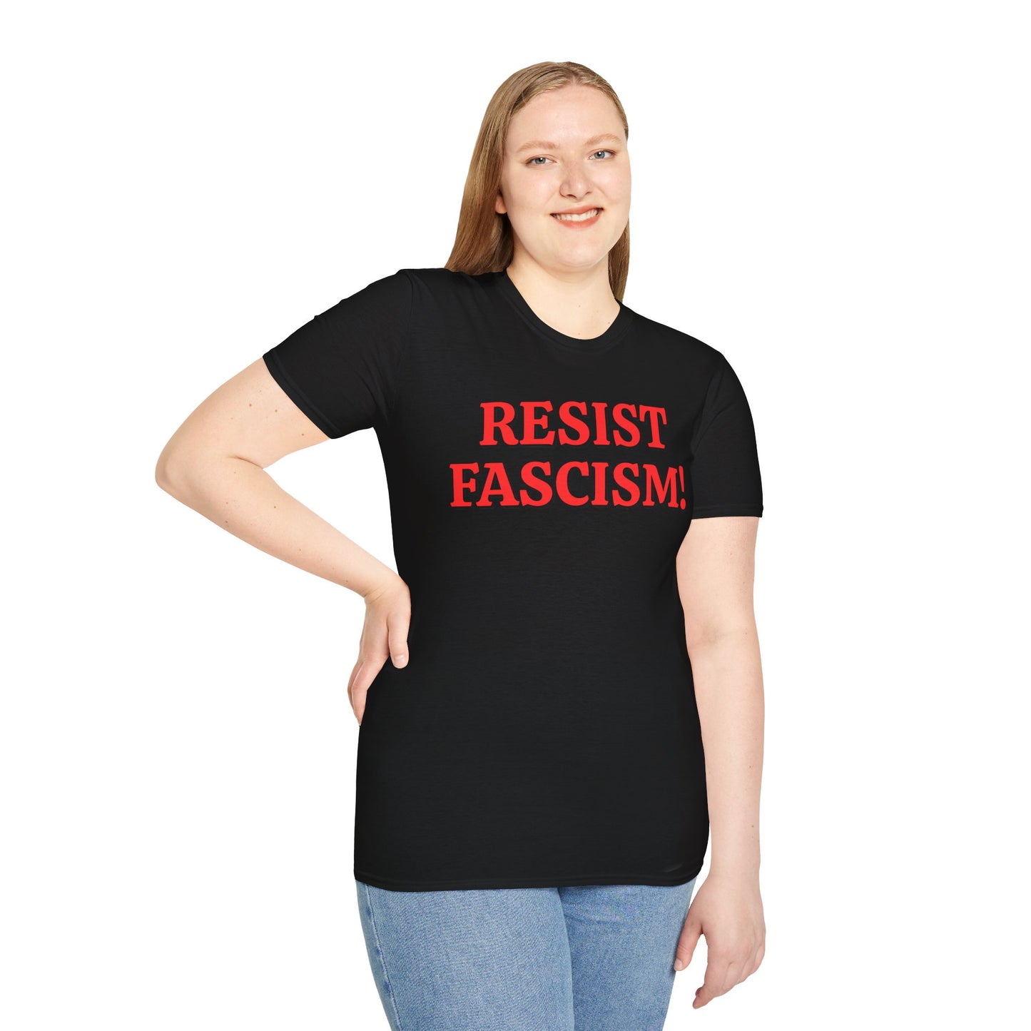 Resist Fascism T-Shirt – Bold Red Statement Tee for Activists