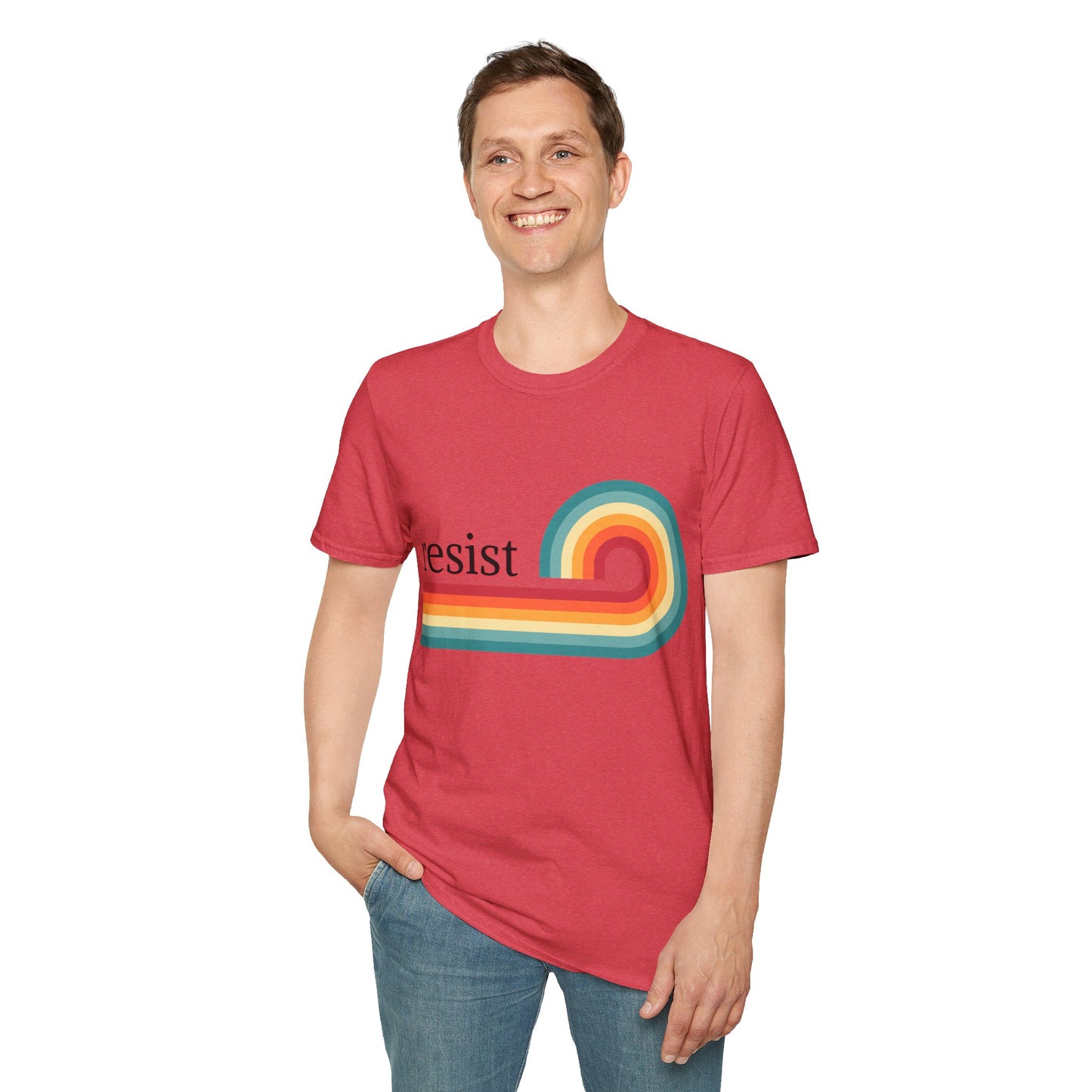 Resist Retro T-Shirt — Vintage Protest Graphic Tee