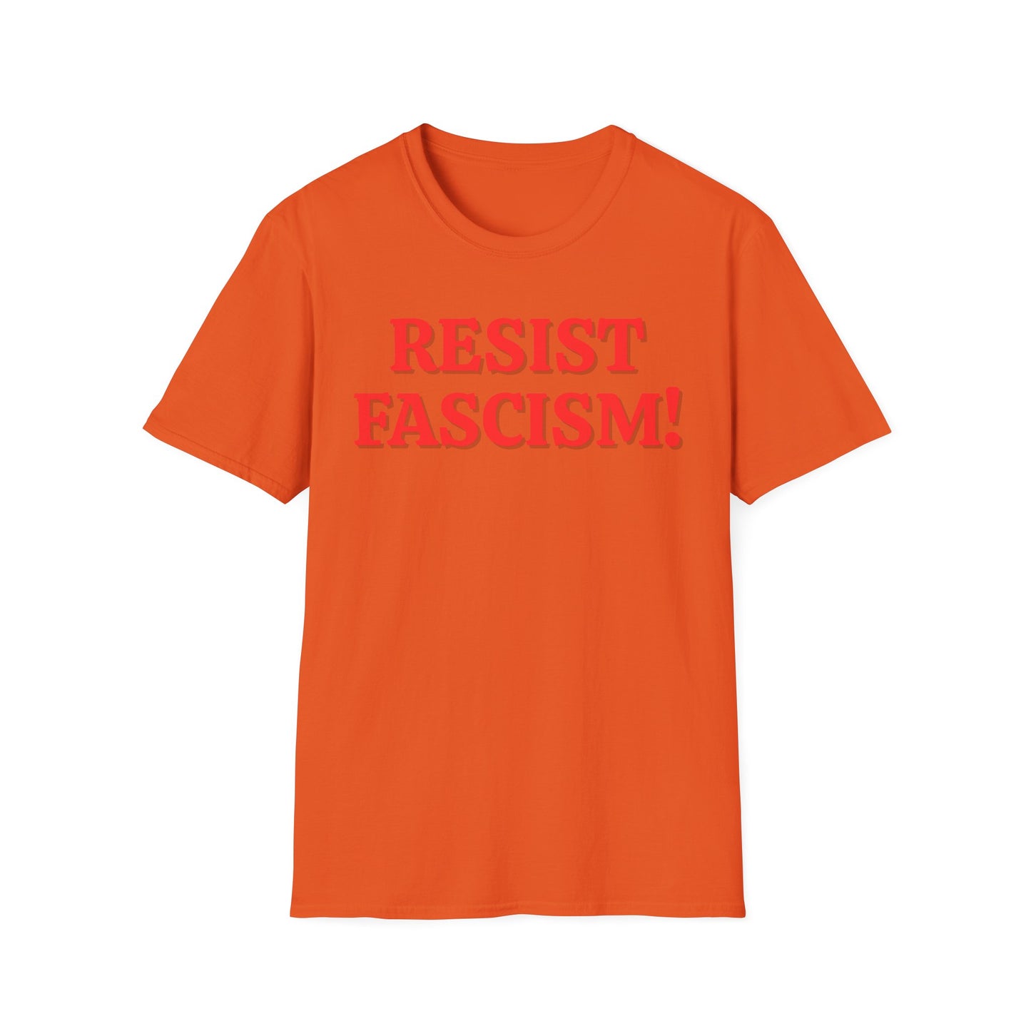 Resist Fascism T-Shirt – Bold Red Statement Tee for Activists
