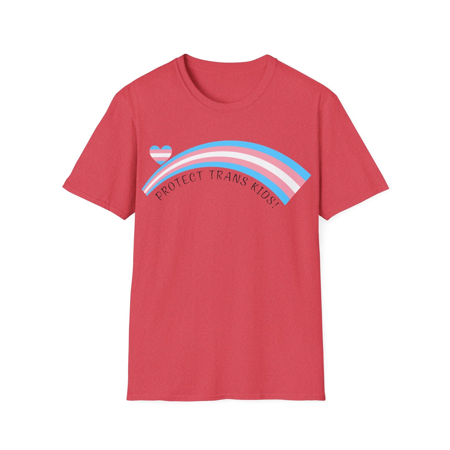Protect Trans Kids T-Shirt - Trans Pride Rainbow Tee