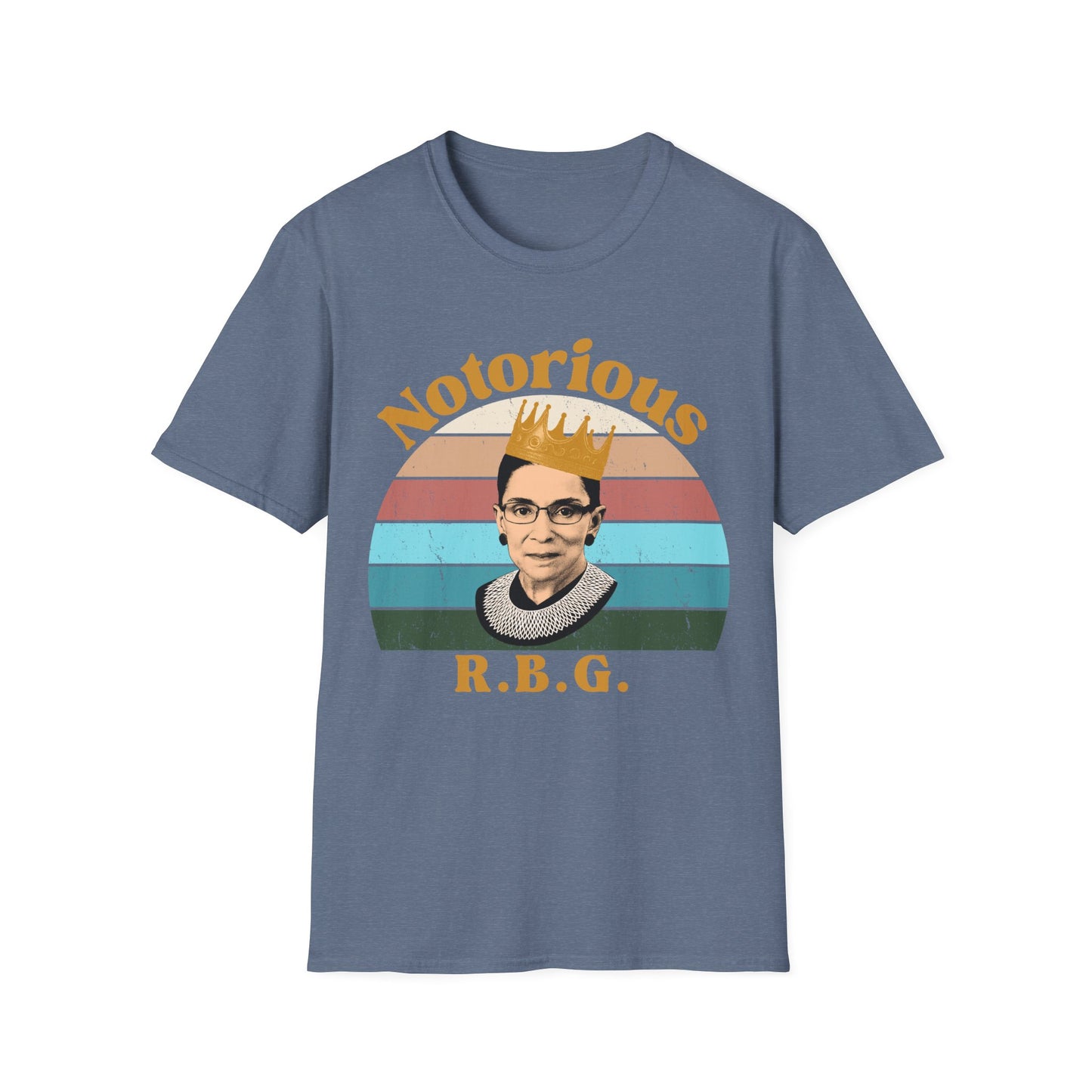 Unisex Notorious R.B.G. T-Shirt — Retro Ruth Bader Ginsburg Tribute Tee
