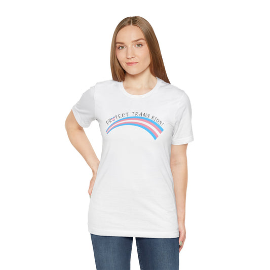 Protect Trans Kids T-Shirt — Trans Pride Rainbow Tee