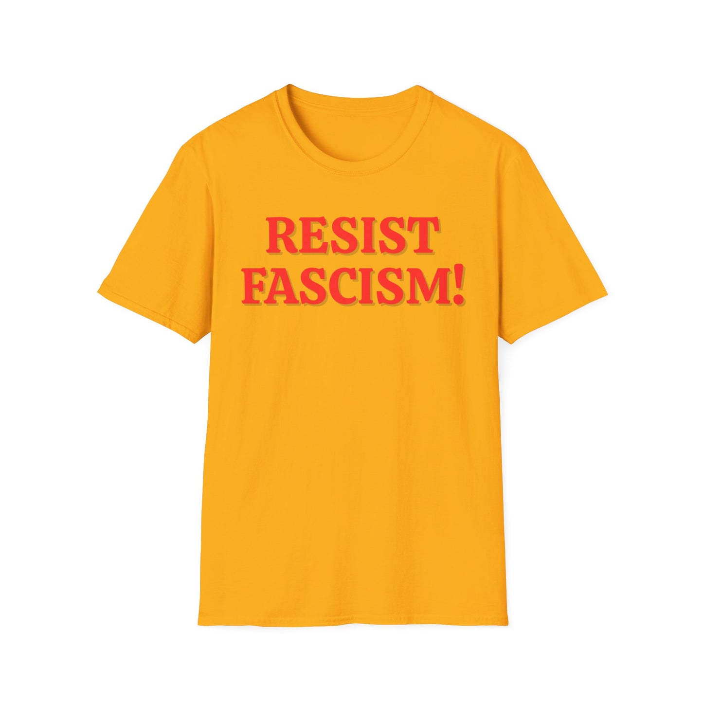 Resist Fascism T-Shirt – Bold Red Statement Tee for Activists