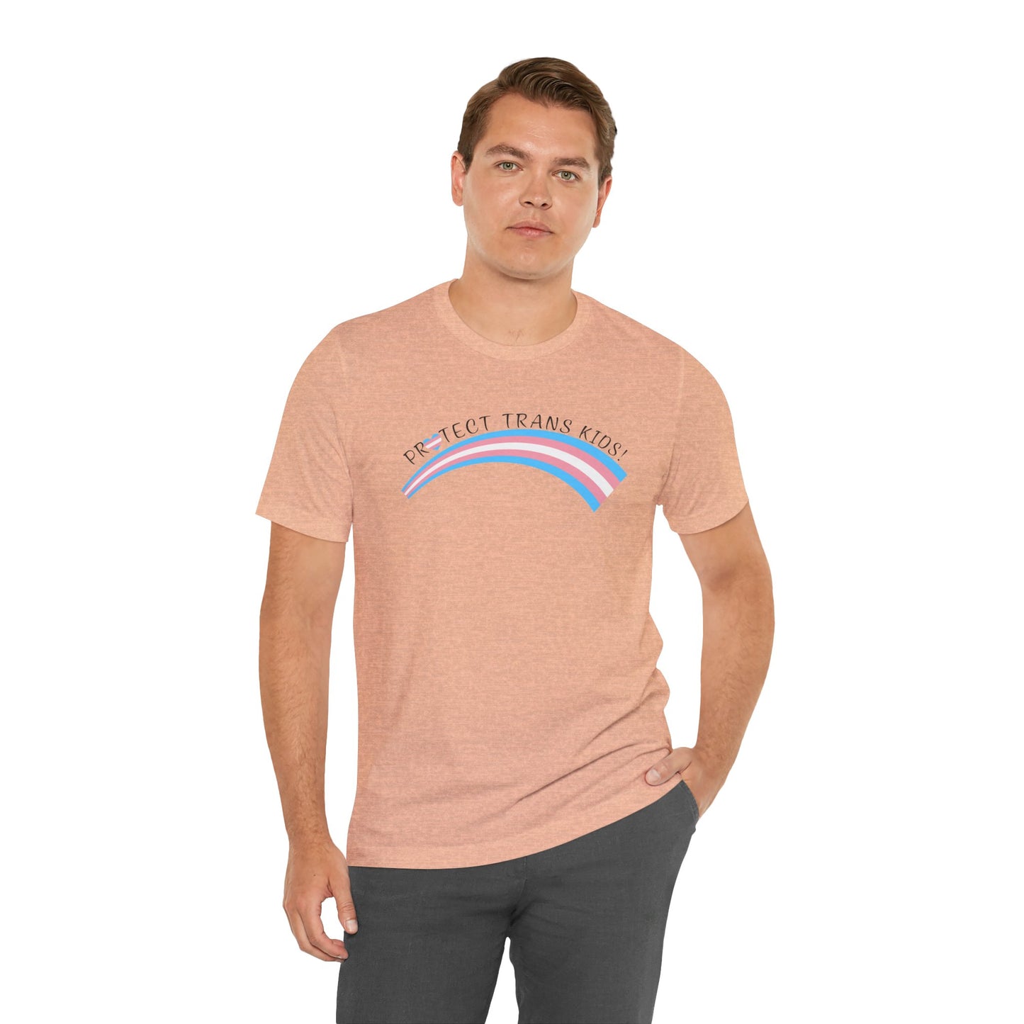Protect Trans Kids T-Shirt — Trans Pride Rainbow Tee