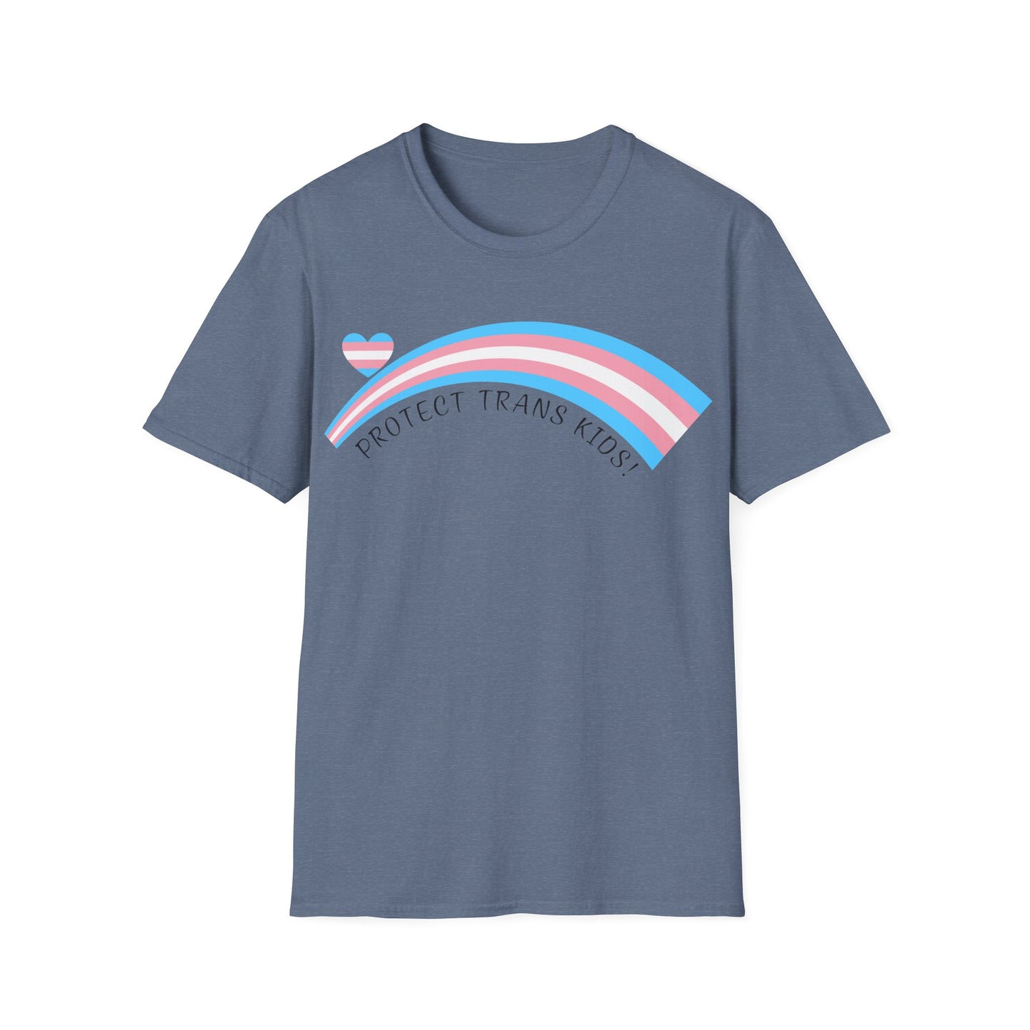 Protect Trans Kids T-Shirt - Trans Pride Rainbow Tee