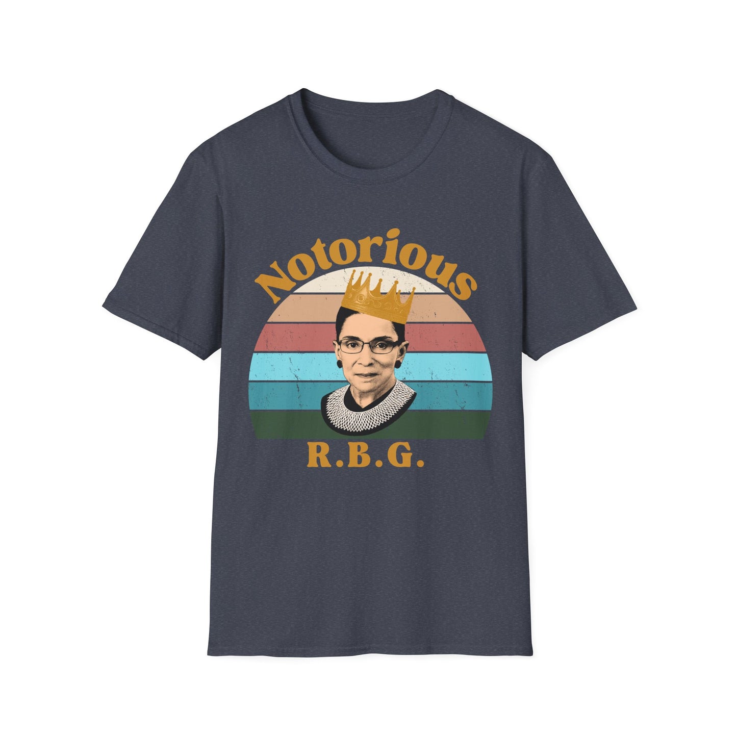 Unisex Notorious R.B.G. T-Shirt — Retro Ruth Bader Ginsburg Tribute Tee