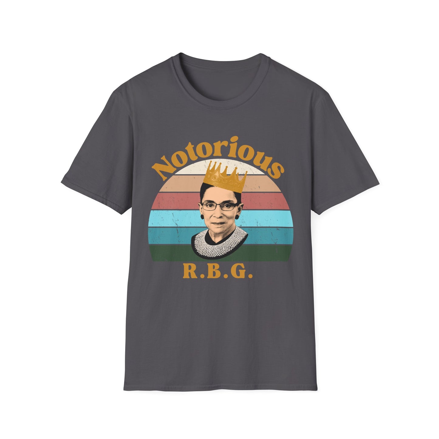 Unisex Notorious R.B.G. T-Shirt — Retro Ruth Bader Ginsburg Tribute Tee