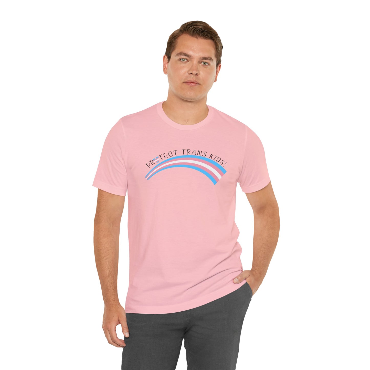Protect Trans Kids T-Shirt — Trans Pride Rainbow Tee