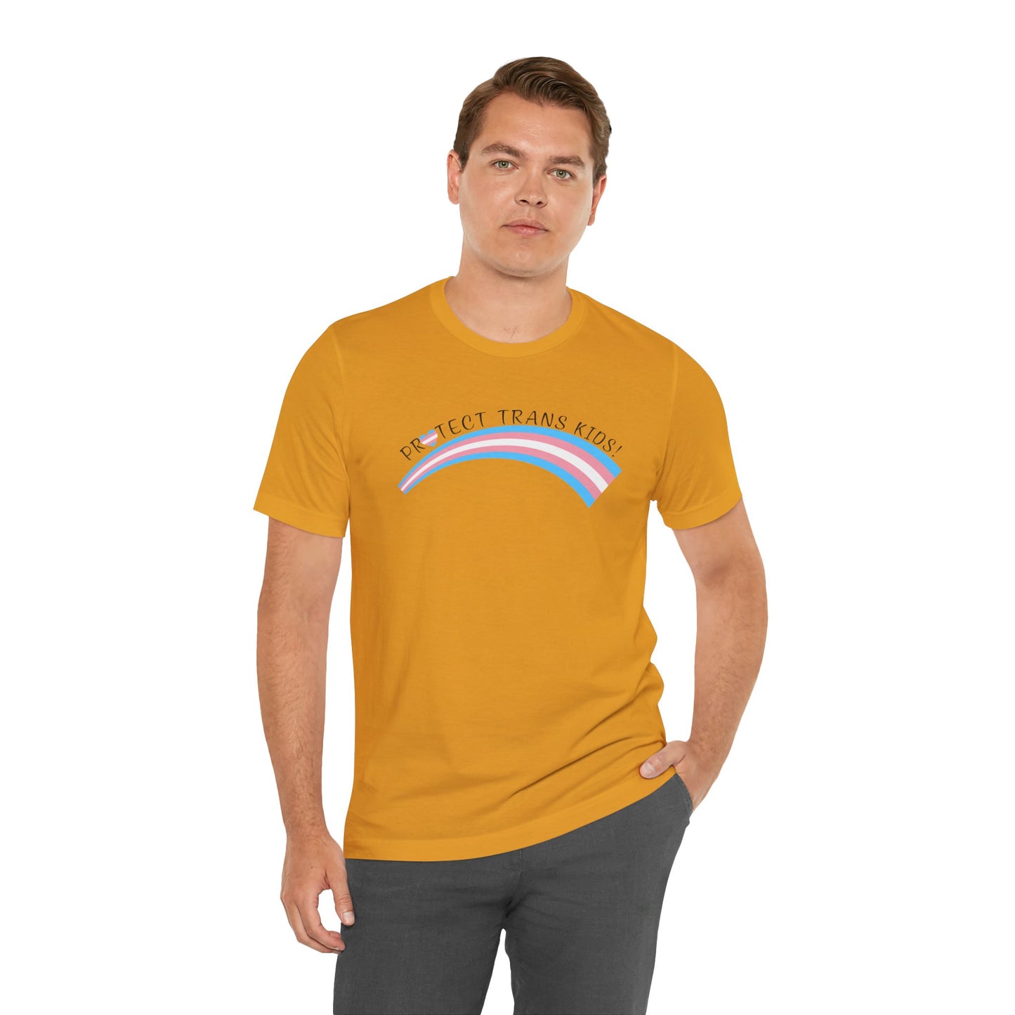 Protect Trans Kids T-Shirt — Trans Pride Rainbow Tee