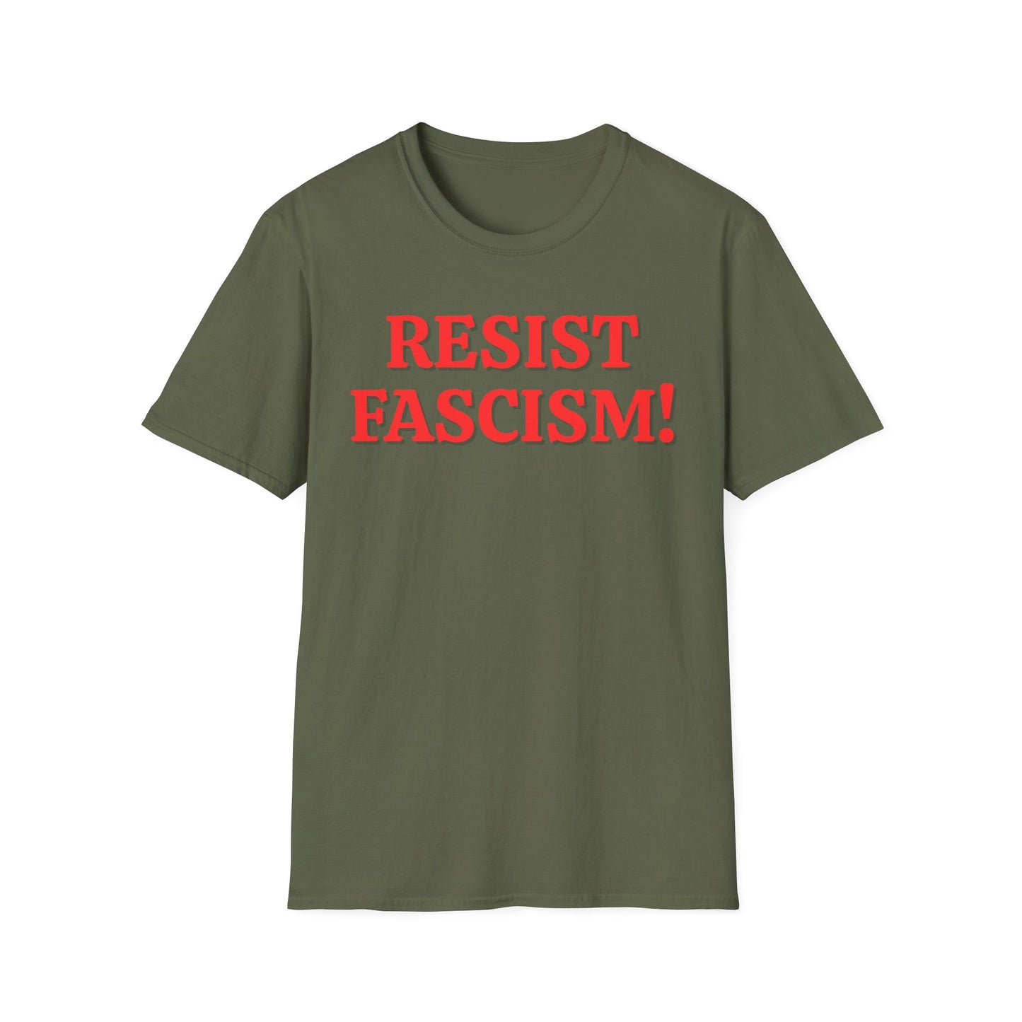 Resist Fascism T-Shirt – Bold Red Statement Tee for Activists