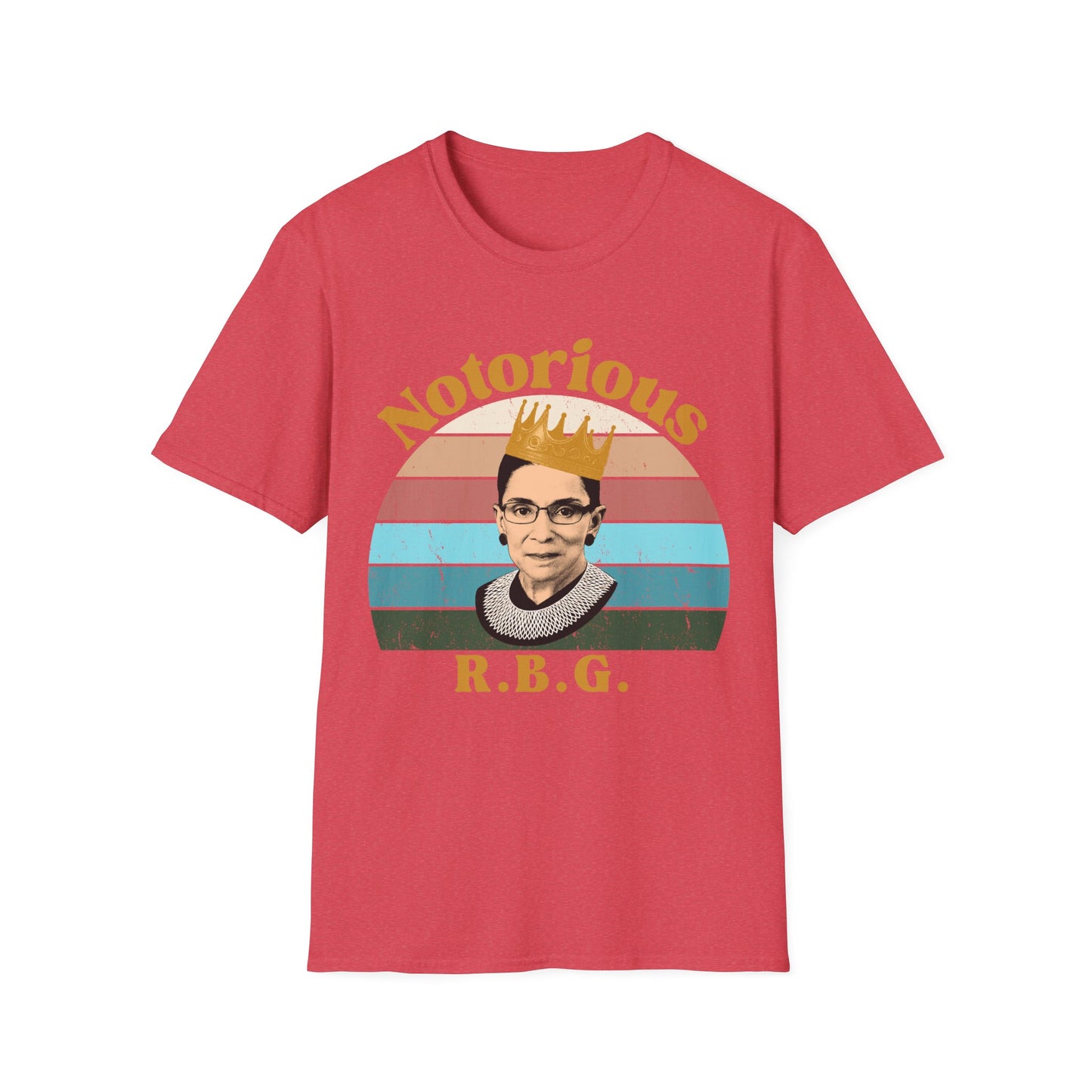 Unisex Notorious R.B.G. T-Shirt — Retro Ruth Bader Ginsburg Tribute Tee