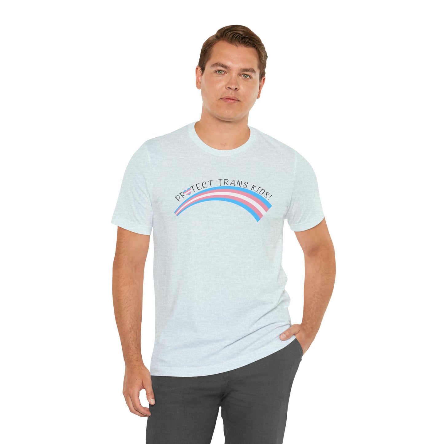 Protect Trans Kids T-Shirt — Trans Pride Rainbow Tee