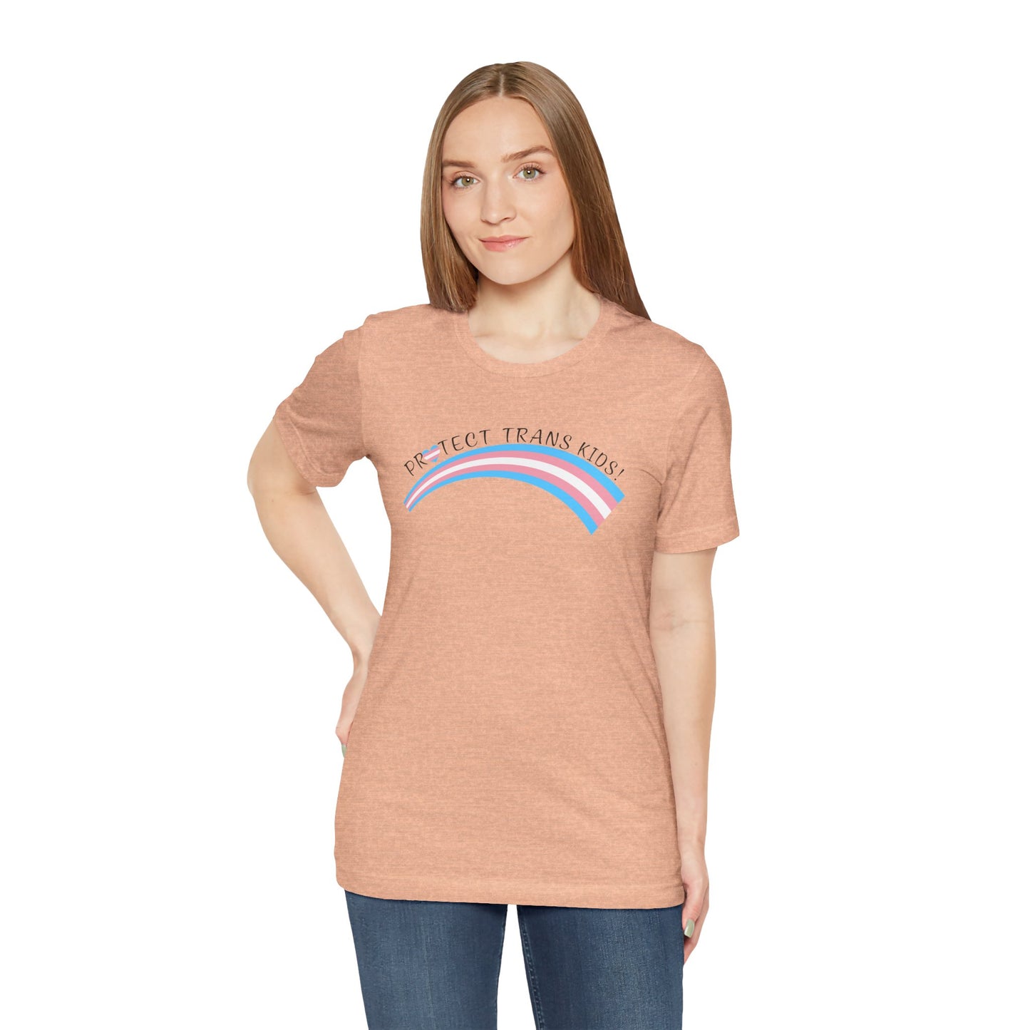 Protect Trans Kids T-Shirt — Trans Pride Rainbow Tee