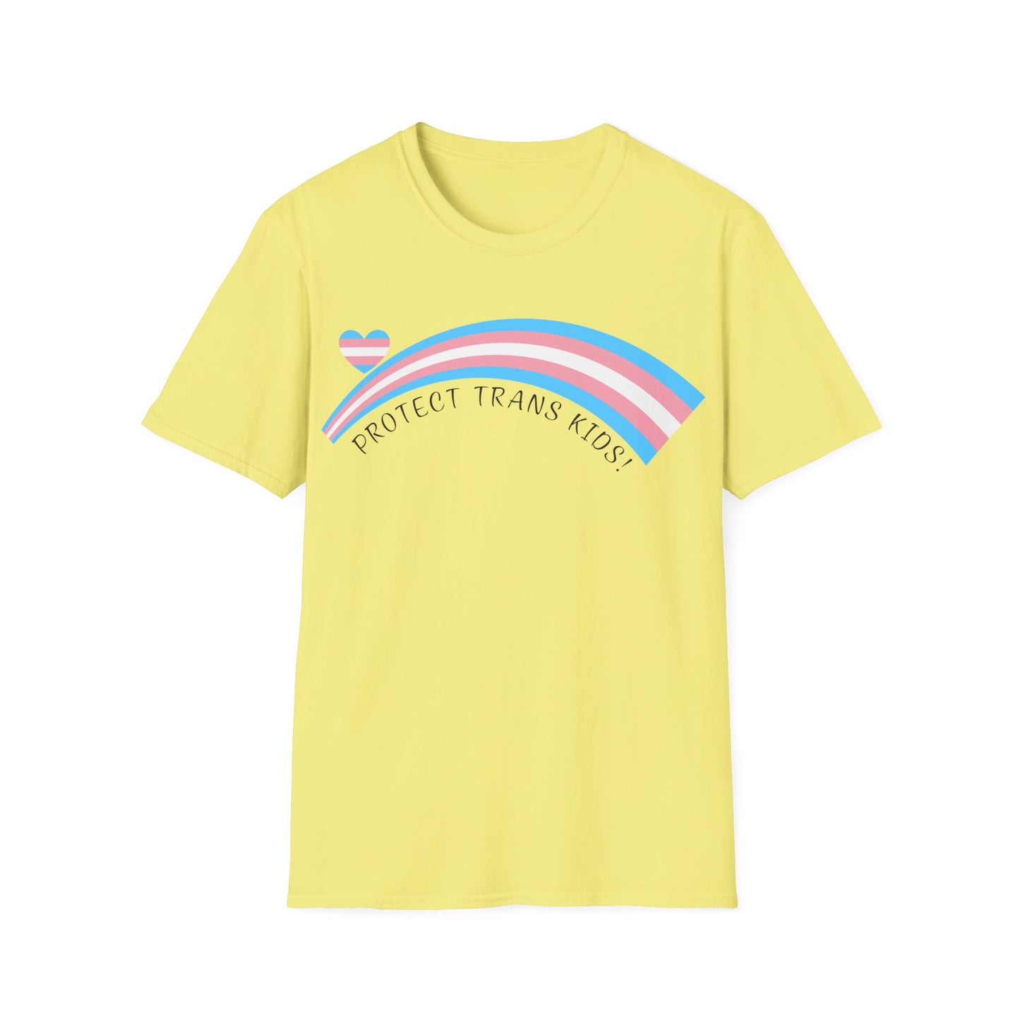 Protect Trans Kids T-Shirt - Trans Pride Rainbow Tee