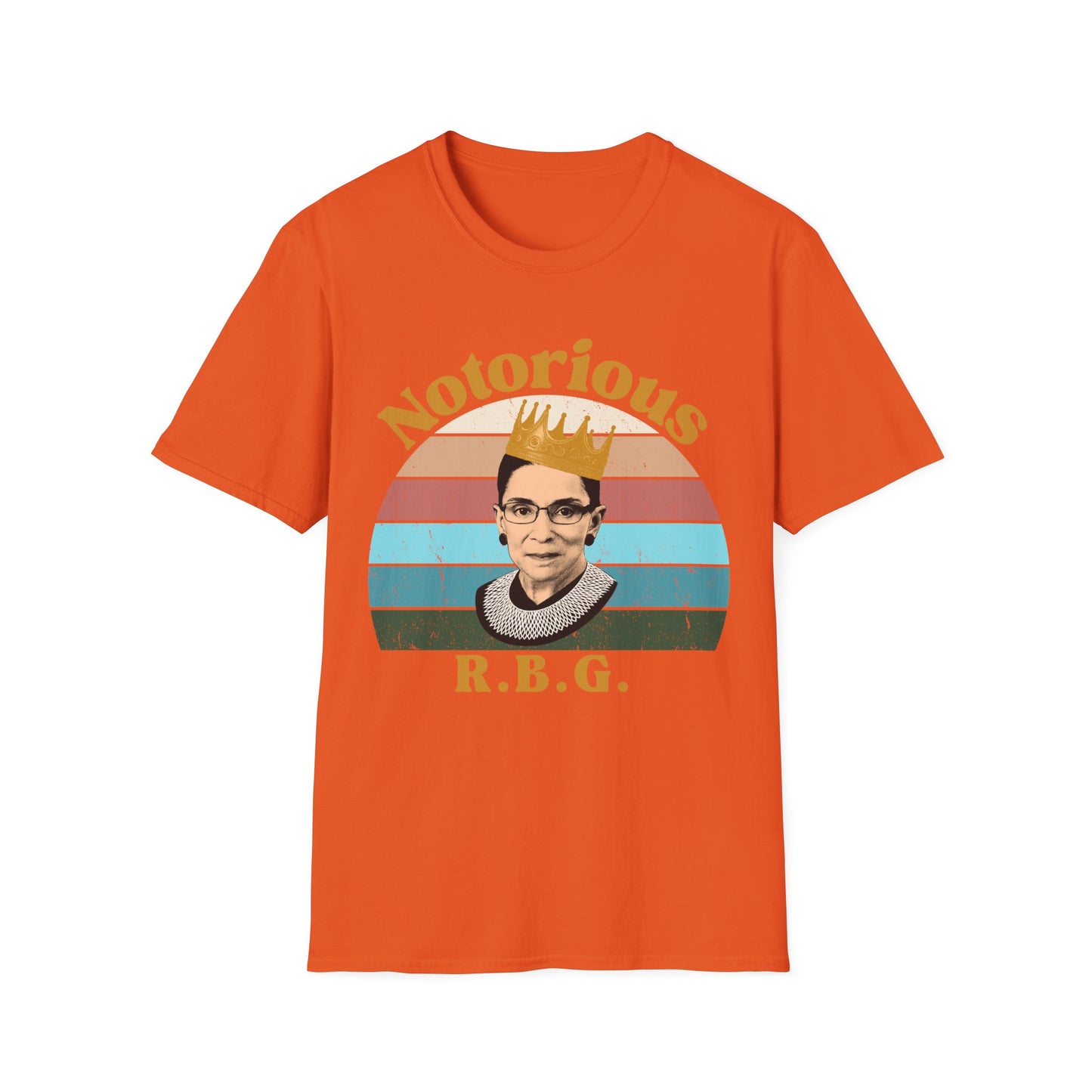 Unisex Notorious R.B.G. T-Shirt — Retro Ruth Bader Ginsburg Tribute Tee