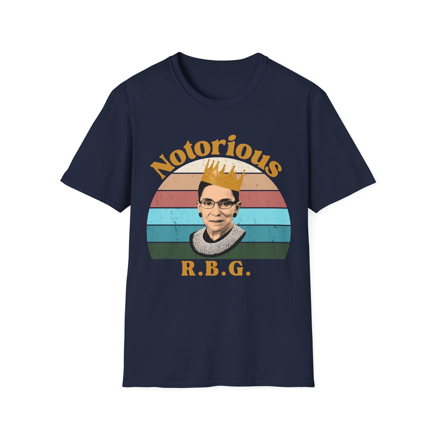 Unisex Notorious R.B.G. T-Shirt — Retro Ruth Bader Ginsburg Tribute Tee