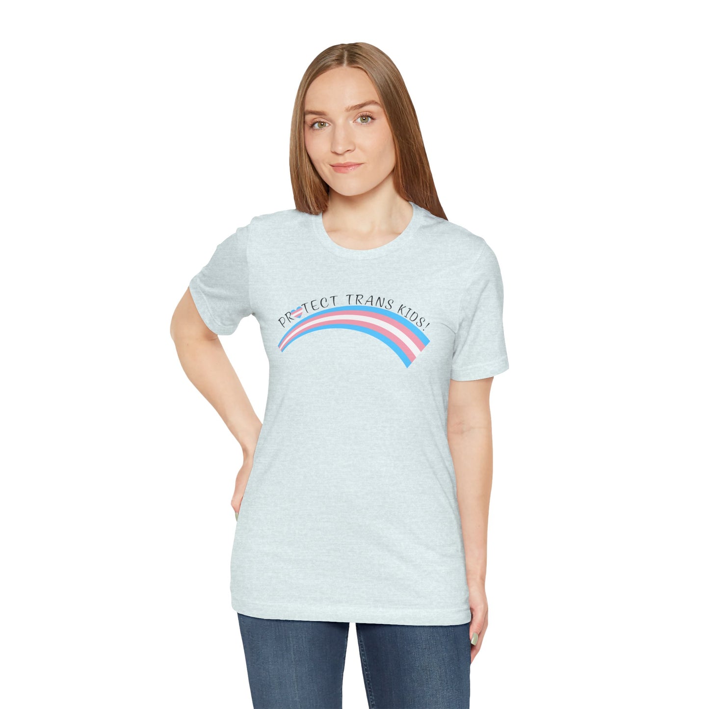 Protect Trans Kids T-Shirt — Trans Pride Rainbow Tee