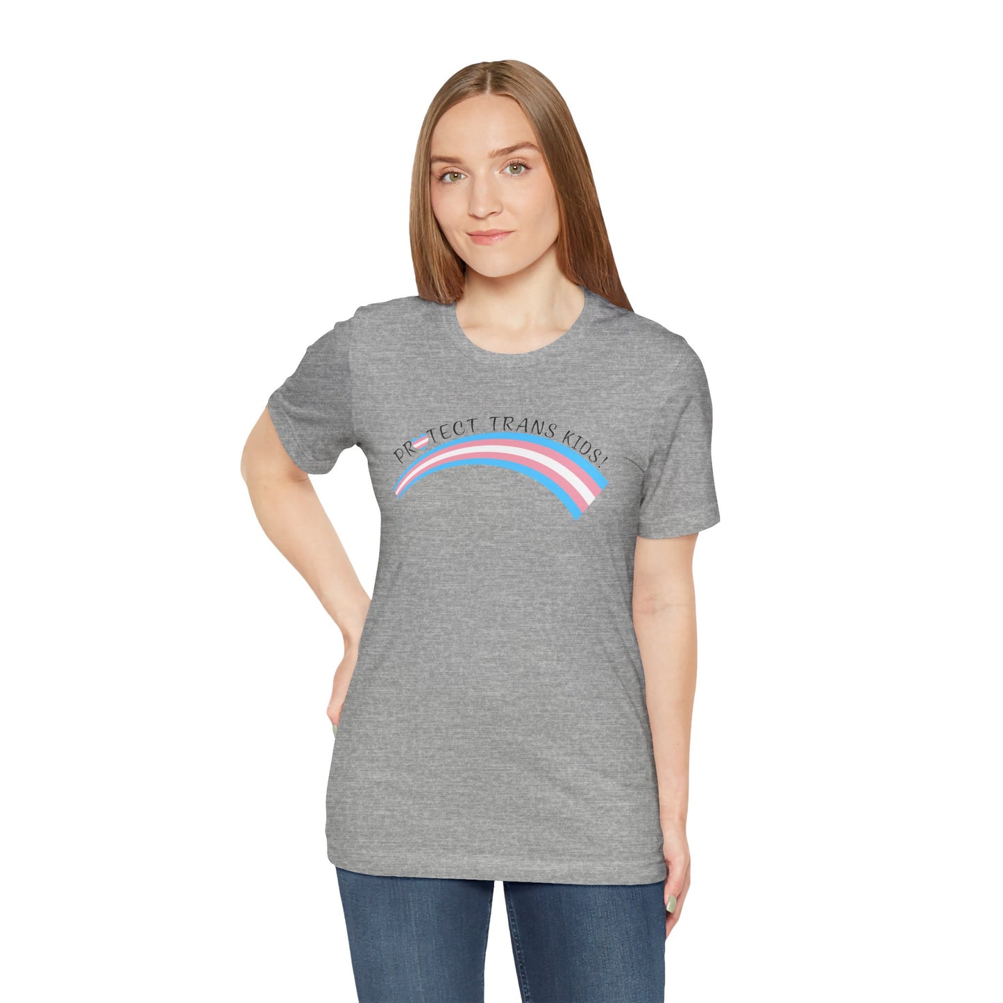 Protect Trans Kids T-Shirt — Trans Pride Rainbow Tee