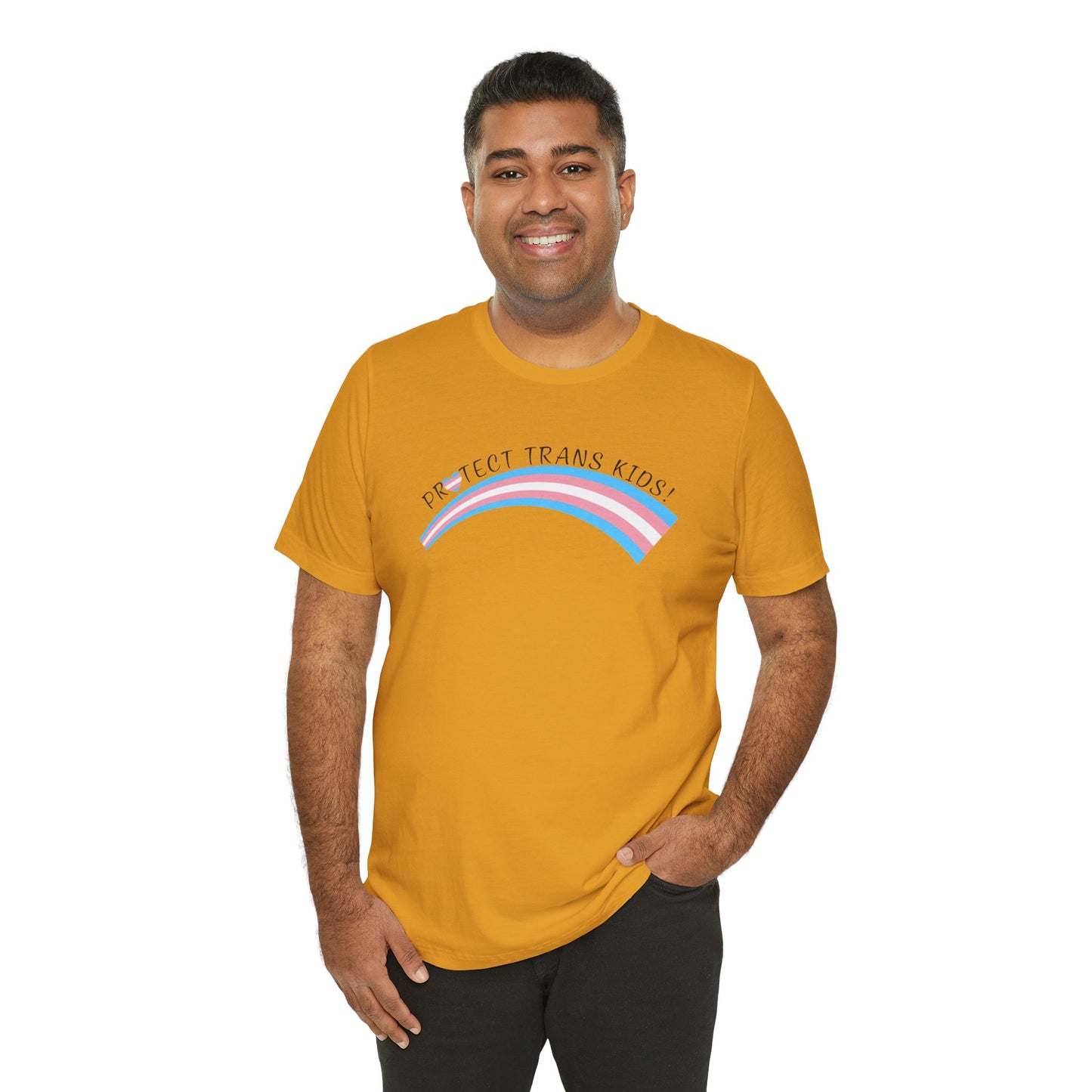 Protect Trans Kids T-Shirt — Trans Pride Rainbow Tee