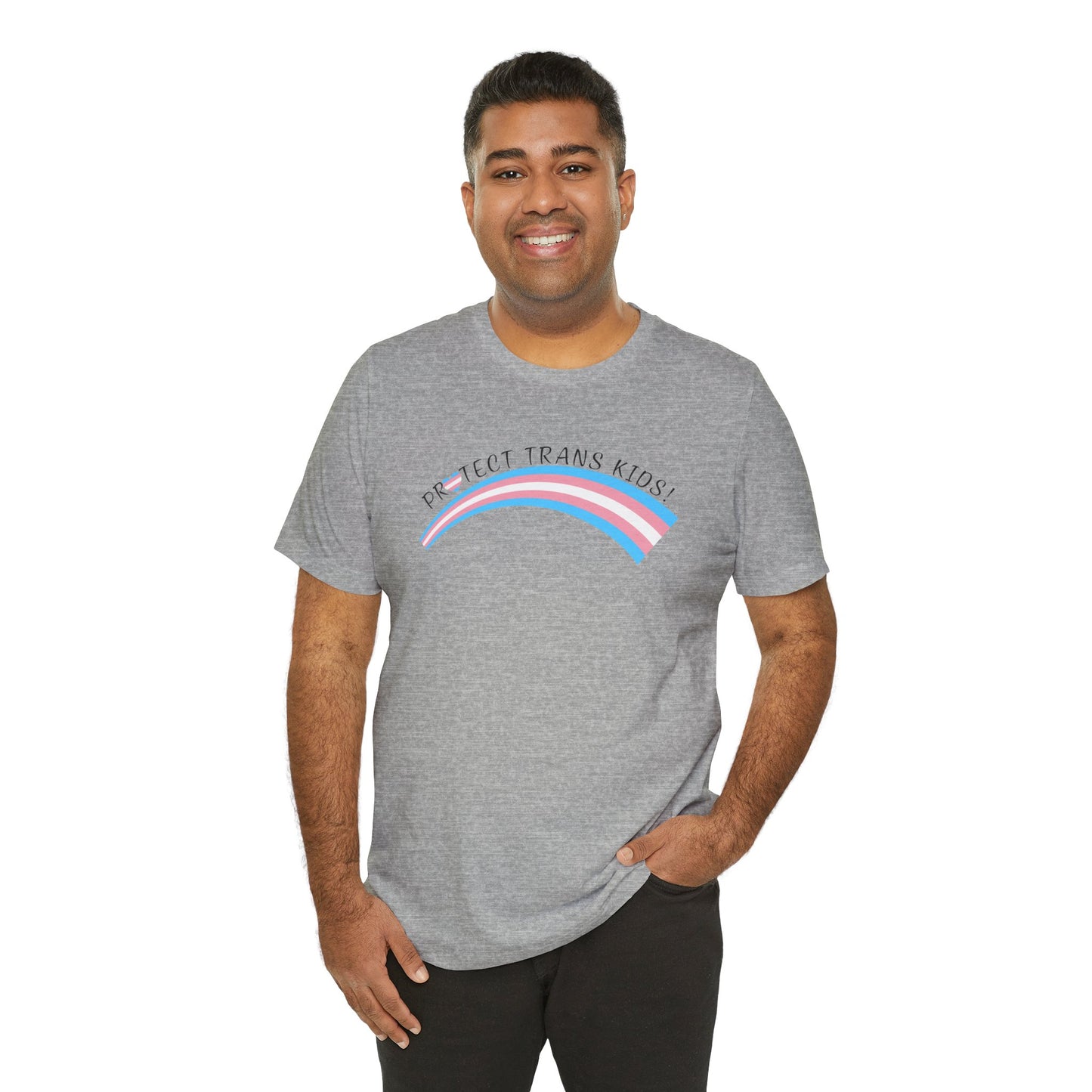 Protect Trans Kids T-Shirt — Trans Pride Rainbow Tee