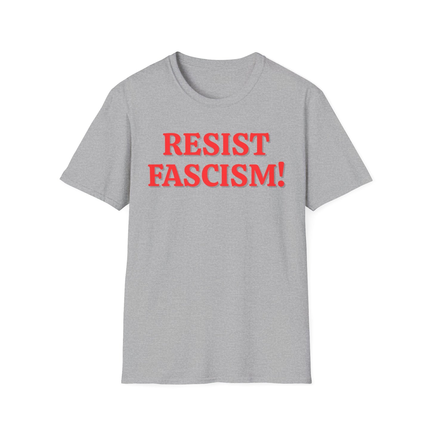 Resist Fascism T-Shirt – Bold Red Statement Tee for Activists