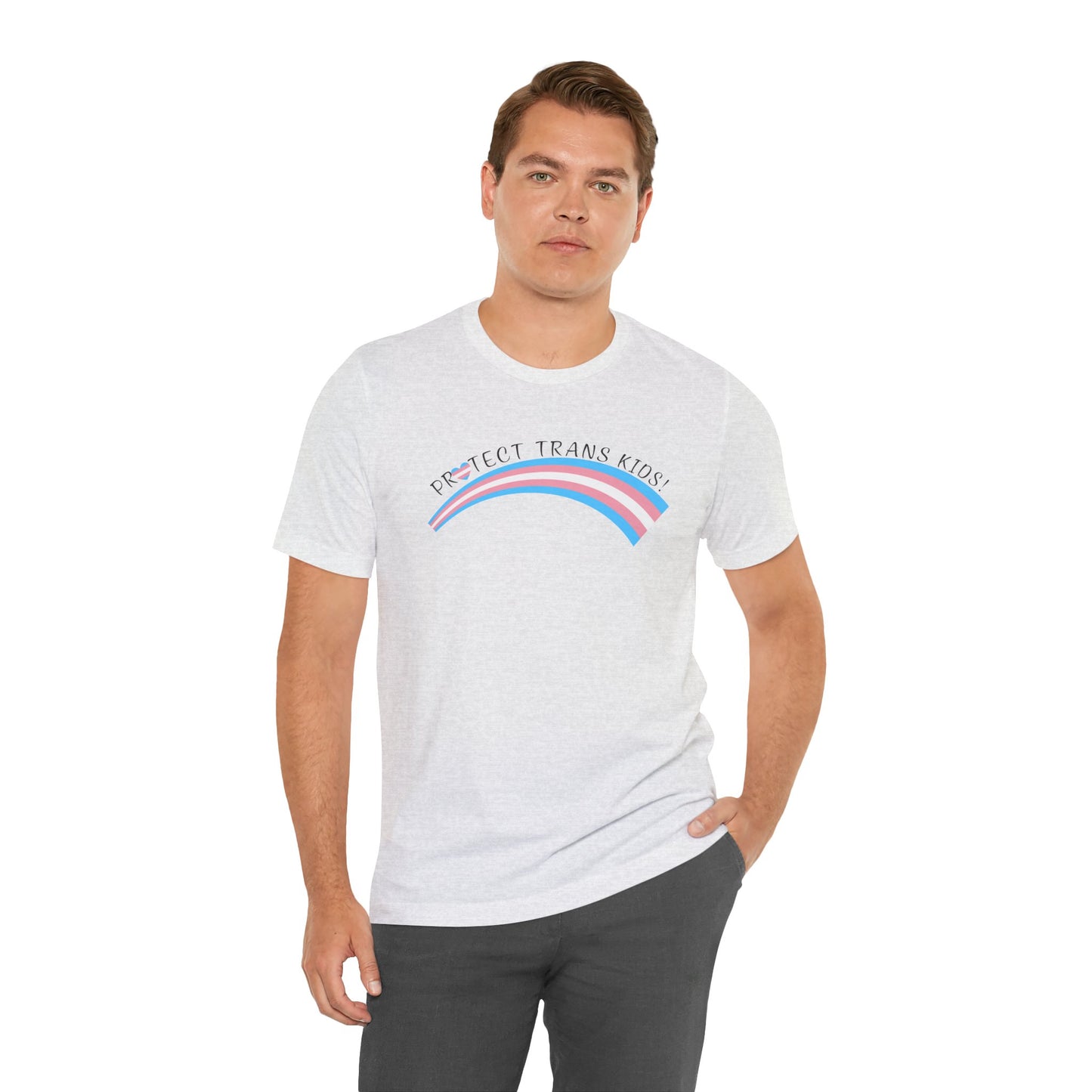 Protect Trans Kids T-Shirt — Trans Pride Rainbow Tee