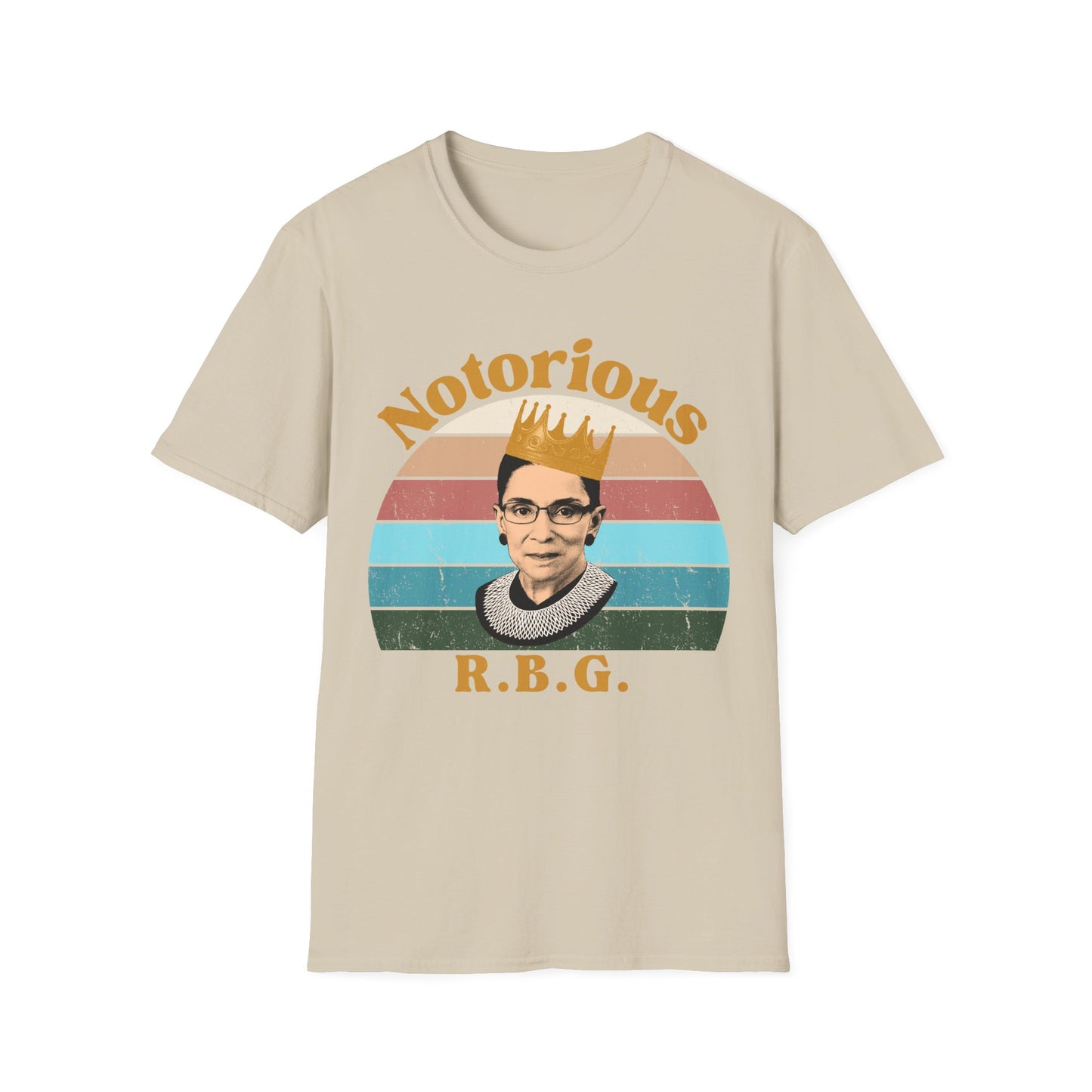 Unisex Notorious R.B.G. T-Shirt — Retro Ruth Bader Ginsburg Tribute Tee