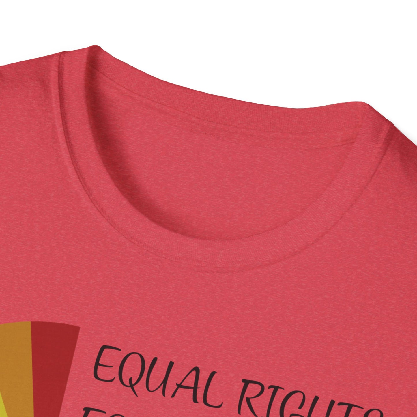 Equality Pie T-Shirt — "Equal Rights For Others… It's Not Pie" Rainbow Chart Tee