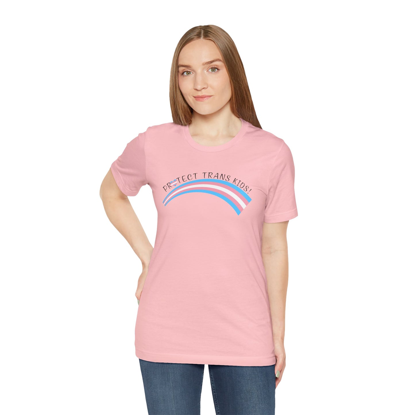 Protect Trans Kids T-Shirt — Trans Pride Rainbow Tee