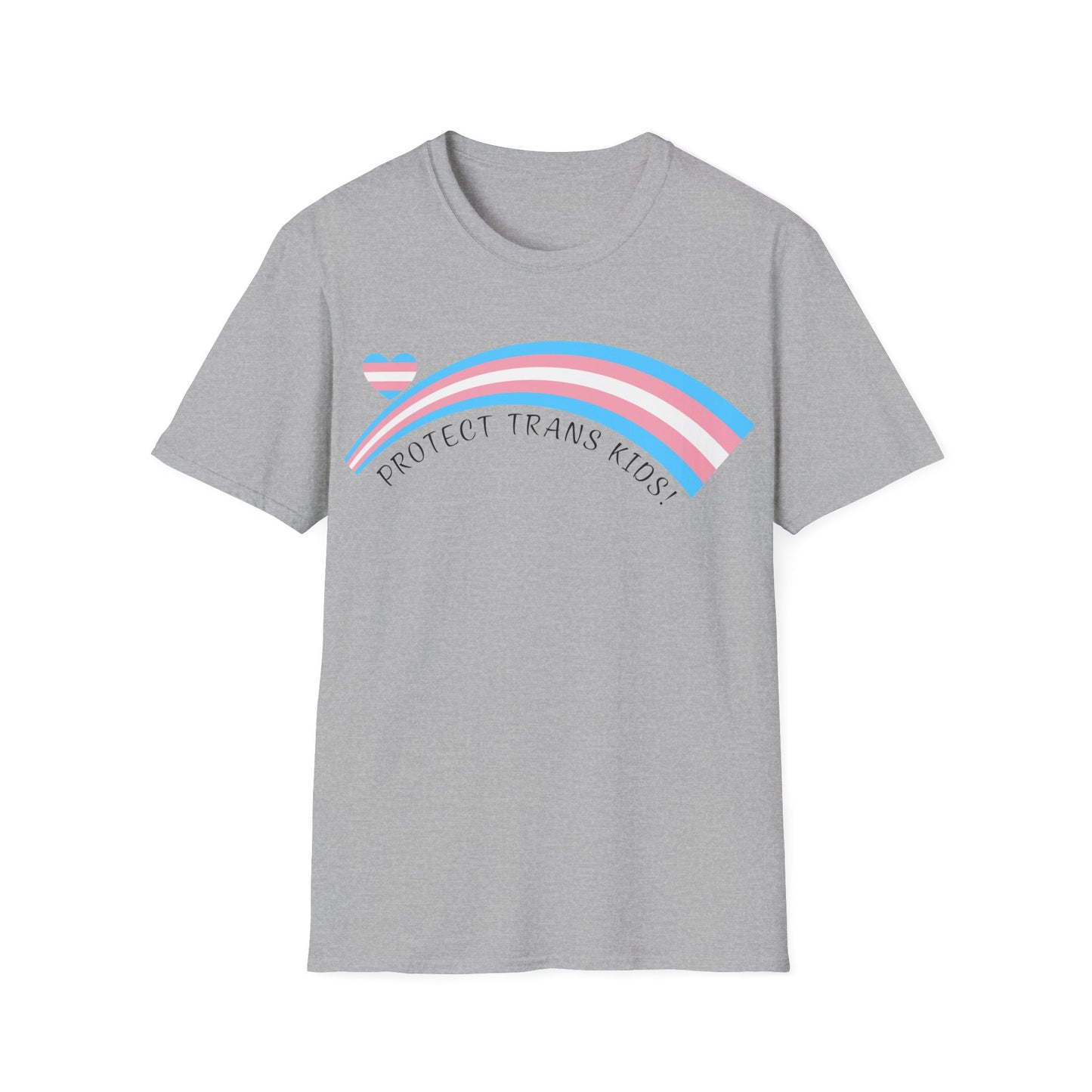 Protect Trans Kids T-Shirt - Trans Pride Rainbow Tee