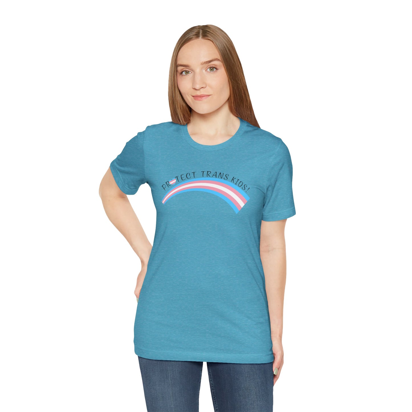 Protect Trans Kids T-Shirt — Trans Pride Rainbow Tee