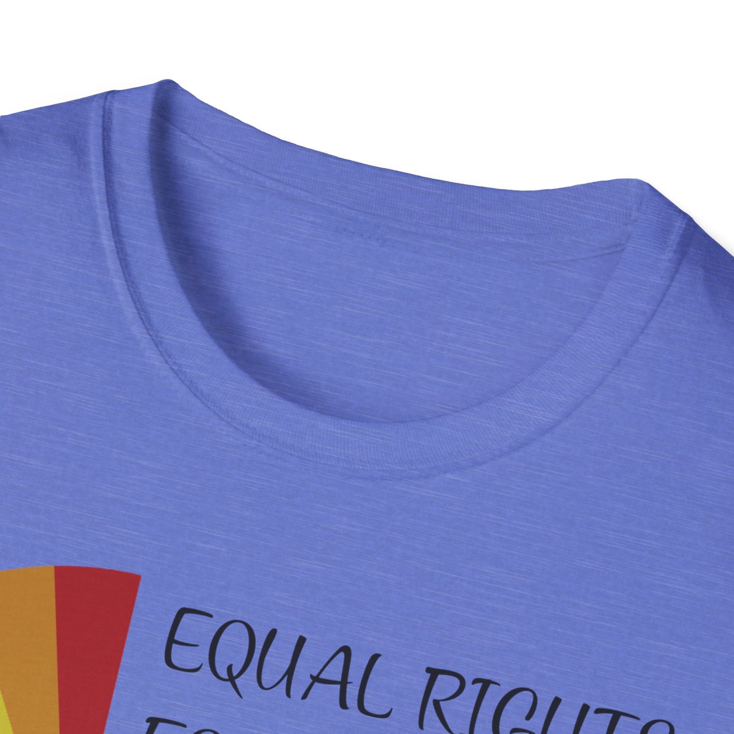Equality Pie T-Shirt — "Equal Rights For Others… It's Not Pie" Rainbow Chart Tee