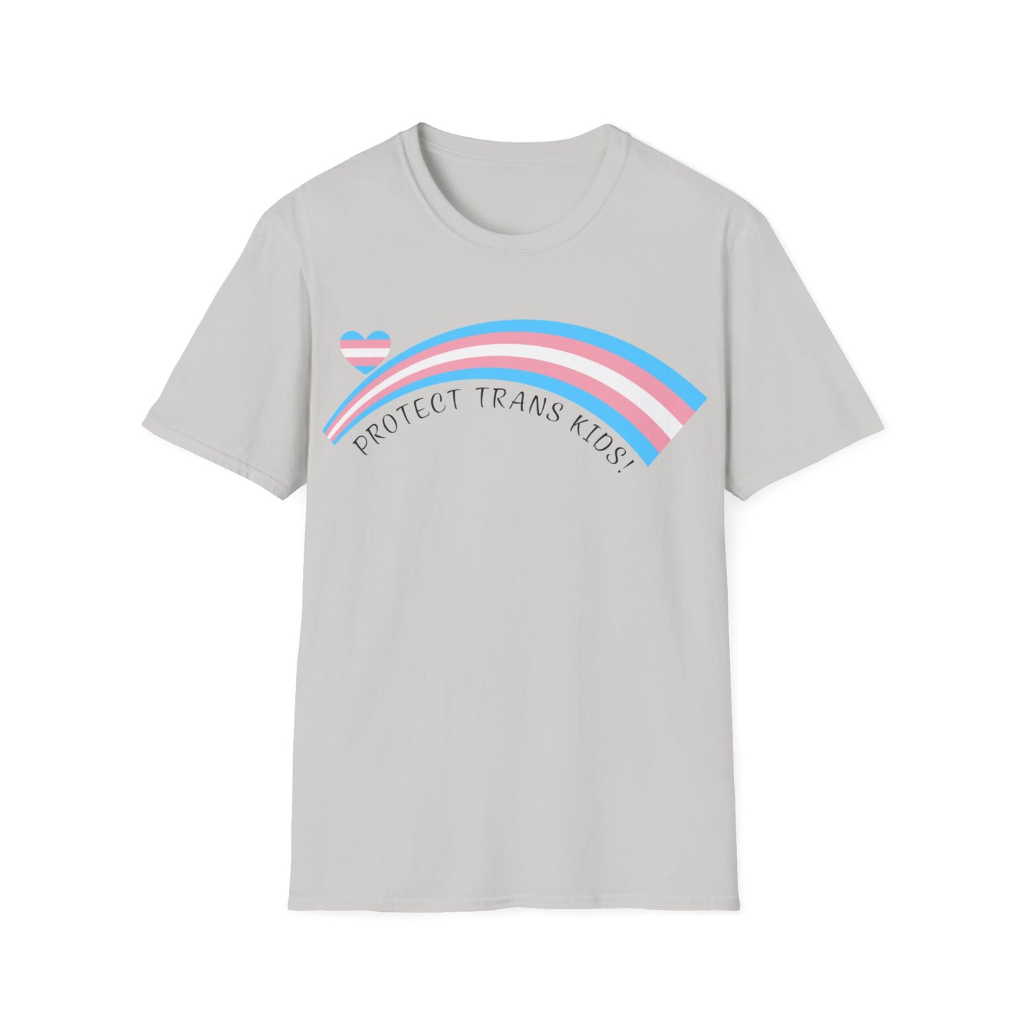 Protect Trans Kids T-Shirt - Trans Pride Rainbow Tee