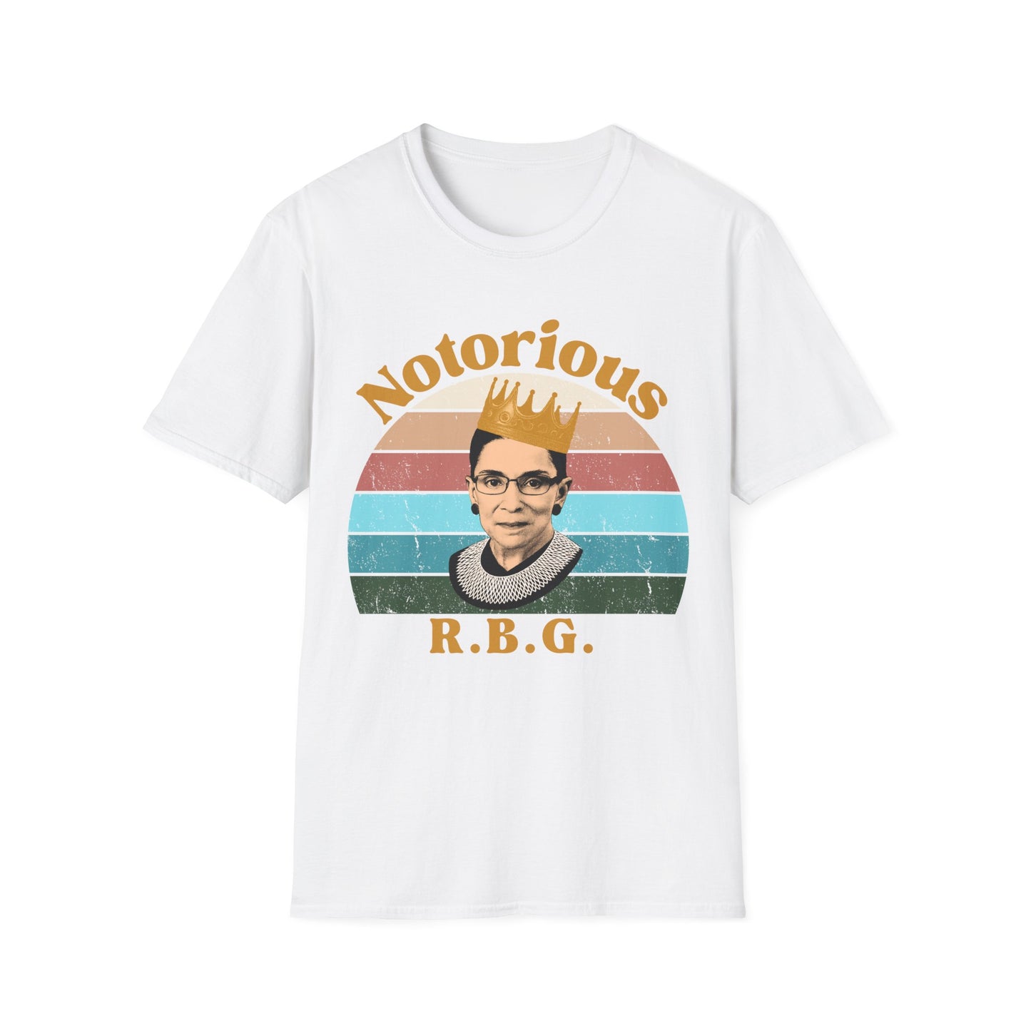 Unisex Notorious R.B.G. T-Shirt — Retro Ruth Bader Ginsburg Tribute Tee