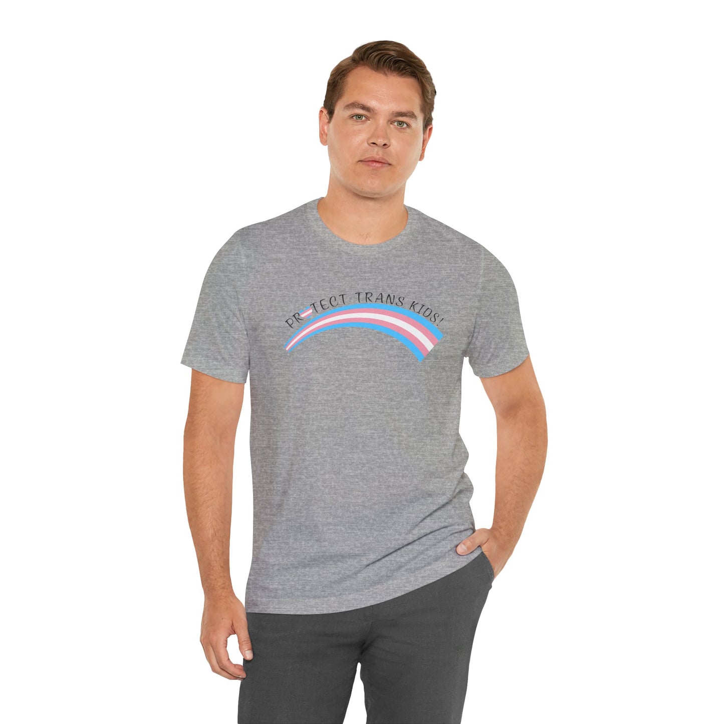 Protect Trans Kids T-Shirt — Trans Pride Rainbow Tee