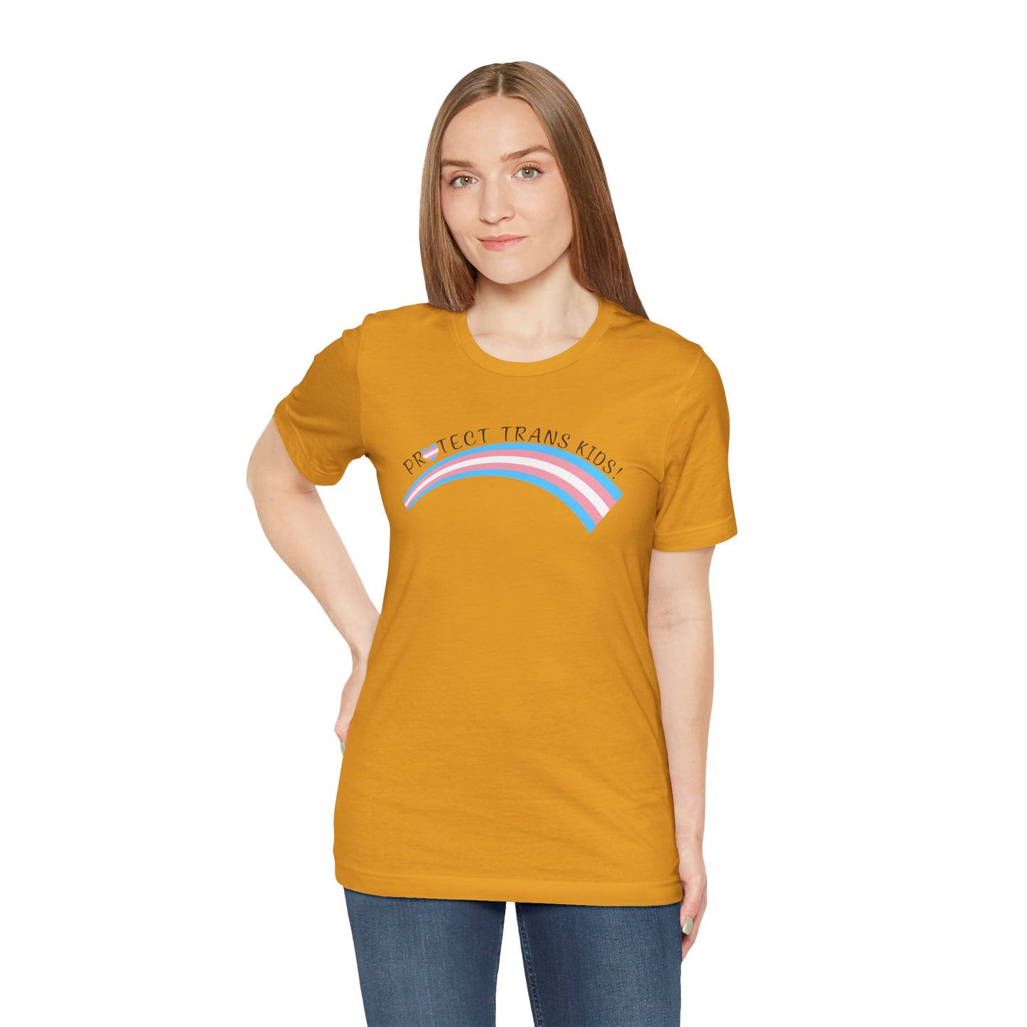 Protect Trans Kids T-Shirt — Trans Pride Rainbow Tee