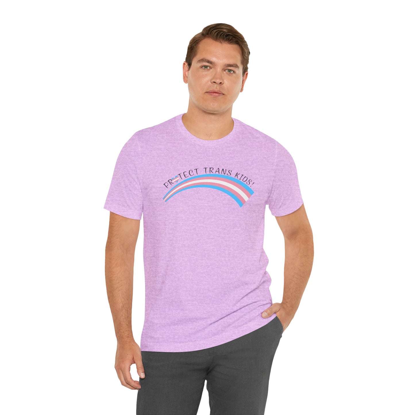 Protect Trans Kids T-Shirt — Trans Pride Rainbow Tee