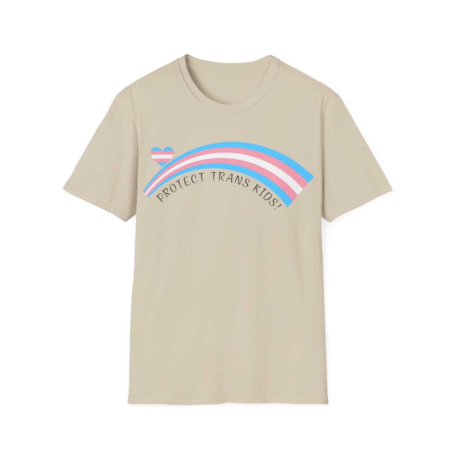 Protect Trans Kids T-Shirt - Trans Pride Rainbow Tee