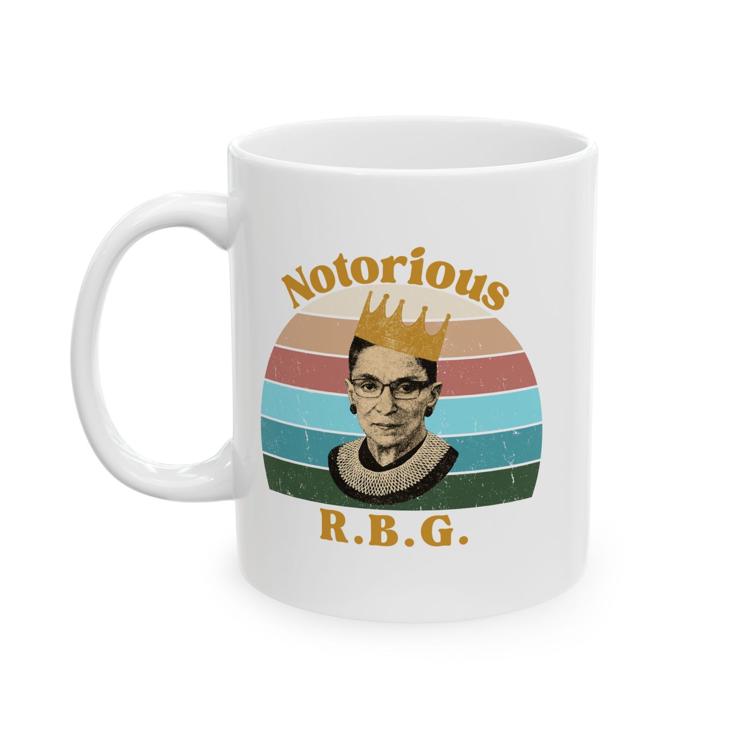 Retro" Notorious RBG"  Coffee Cup (11oz/15oz)