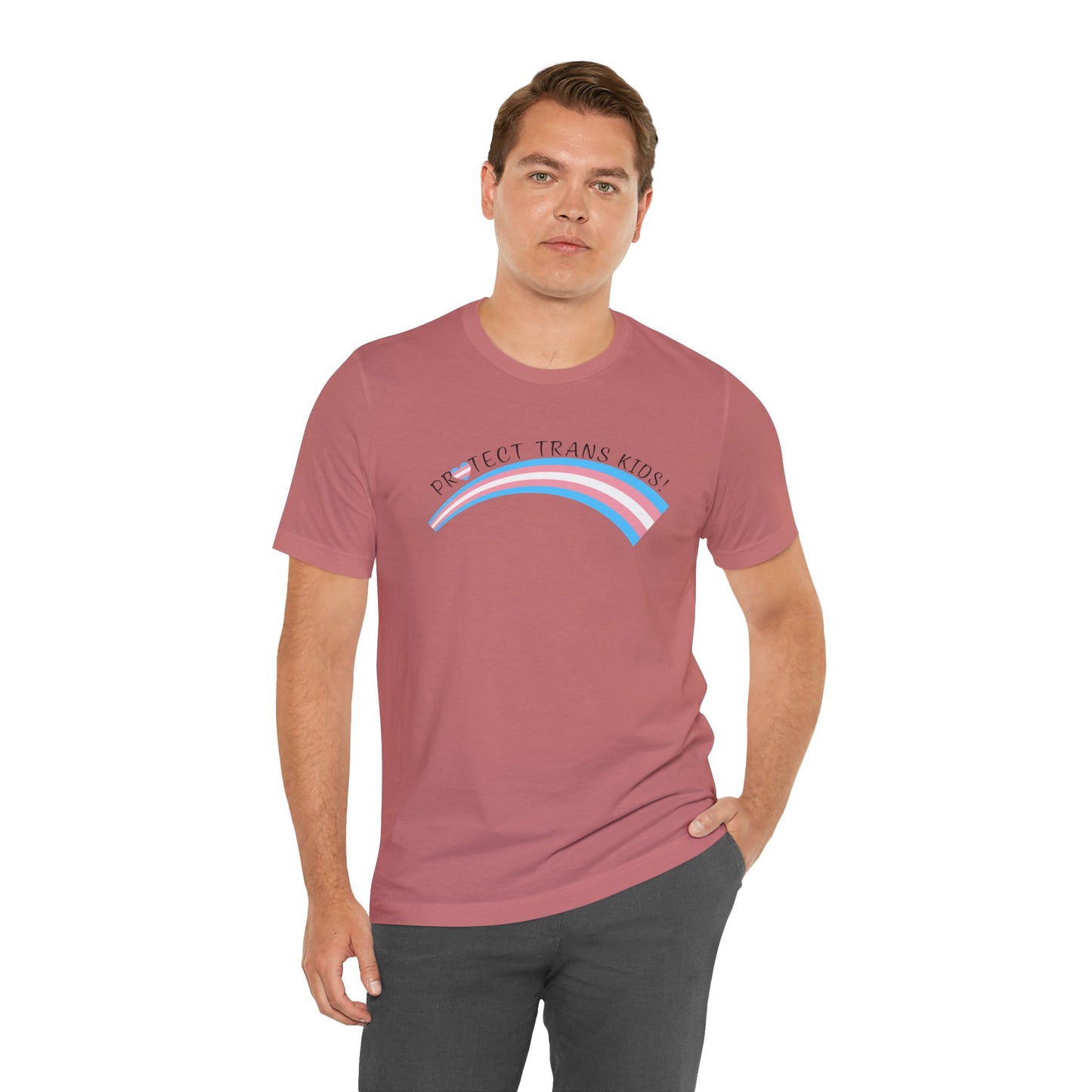 Protect Trans Kids T-Shirt — Trans Pride Rainbow Tee