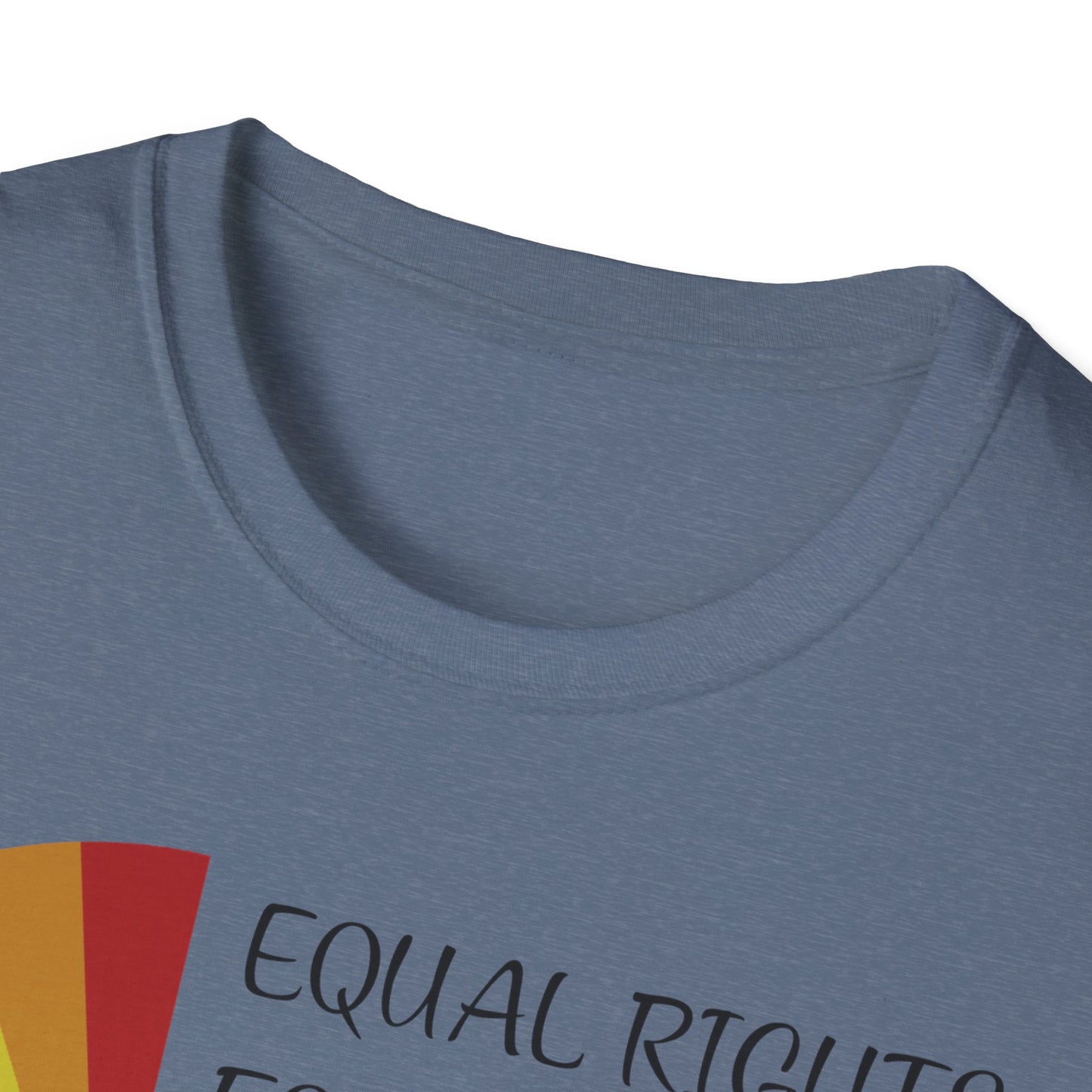 Equality Pie T-Shirt — "Equal Rights For Others… It's Not Pie" Rainbow Chart Tee