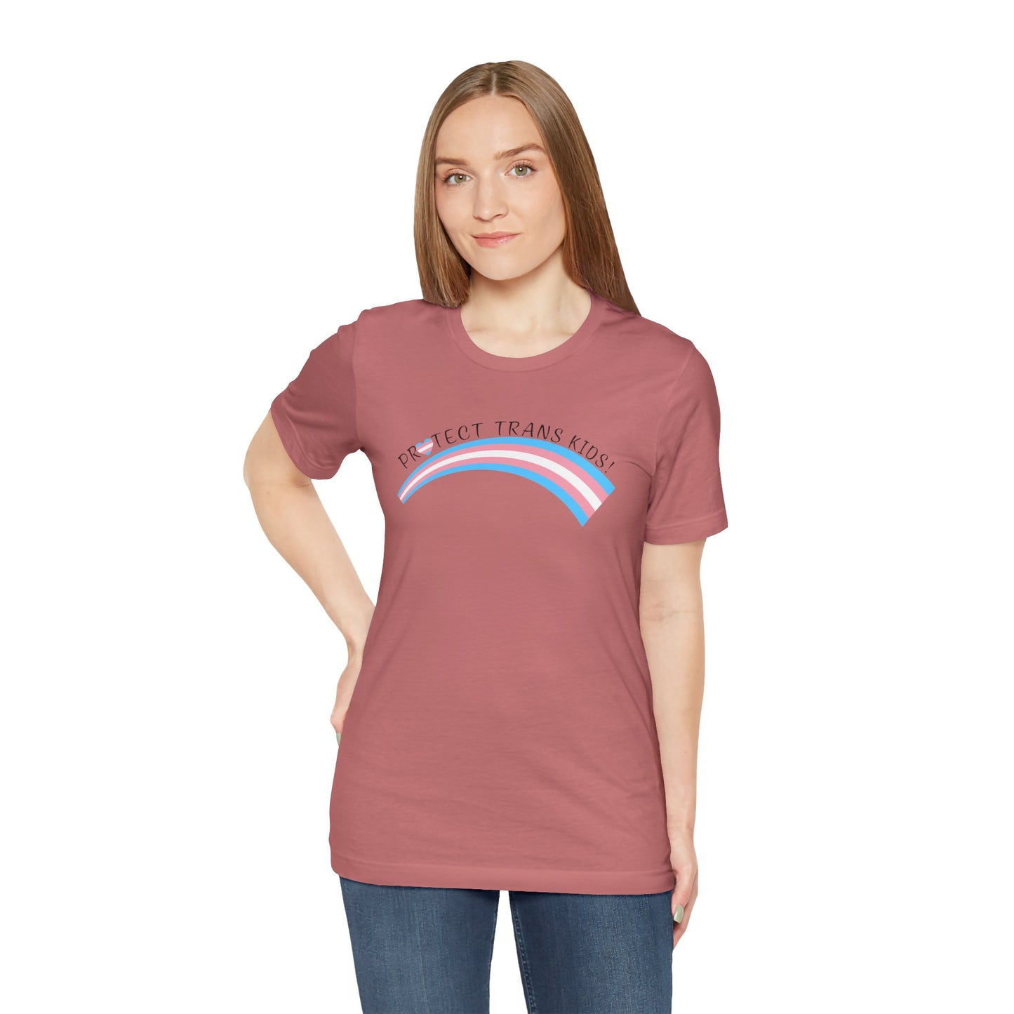 Protect Trans Kids T-Shirt — Trans Pride Rainbow Tee