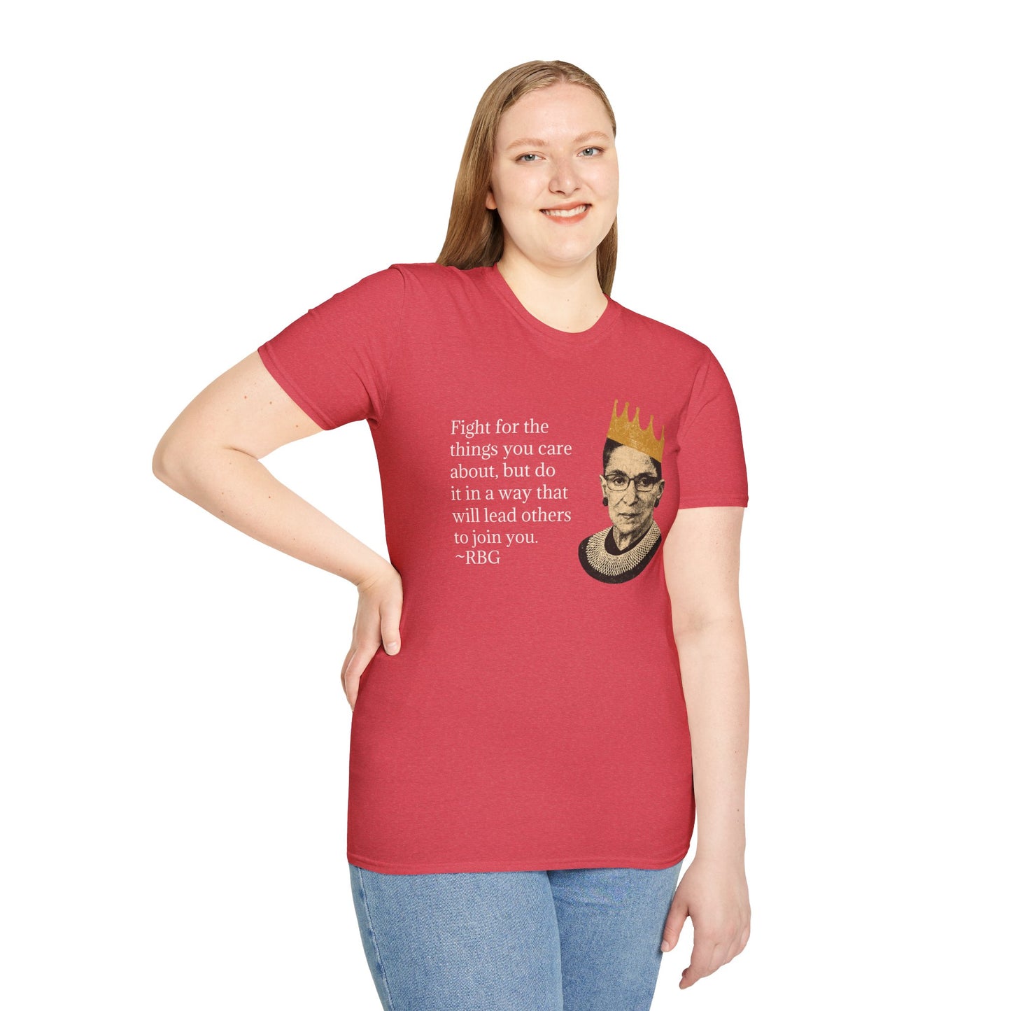 Inspirational Justice Quote T-Shirt — "Fight for the things you care about"