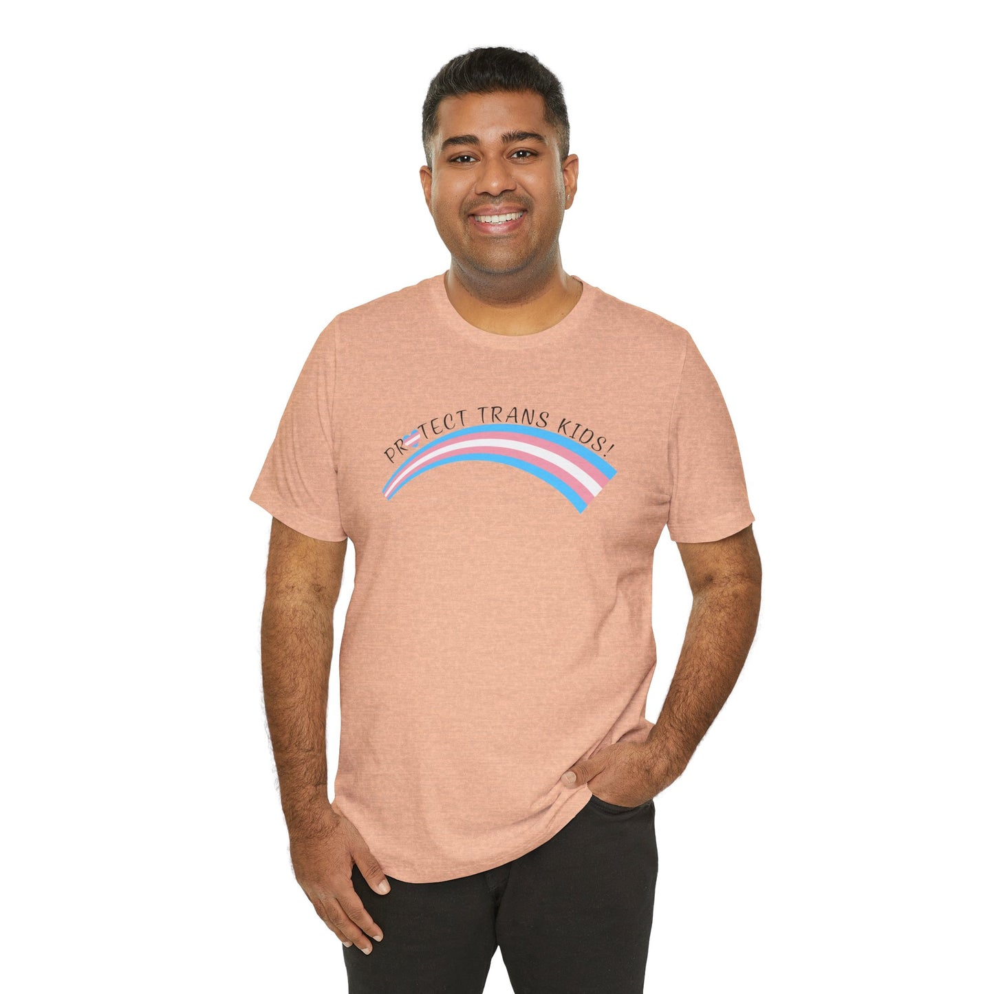 Protect Trans Kids T-Shirt — Trans Pride Rainbow Tee