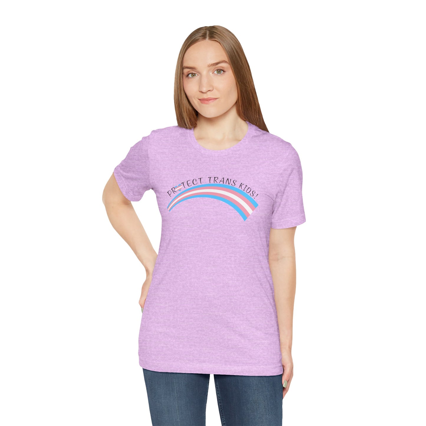Protect Trans Kids T-Shirt — Trans Pride Rainbow Tee