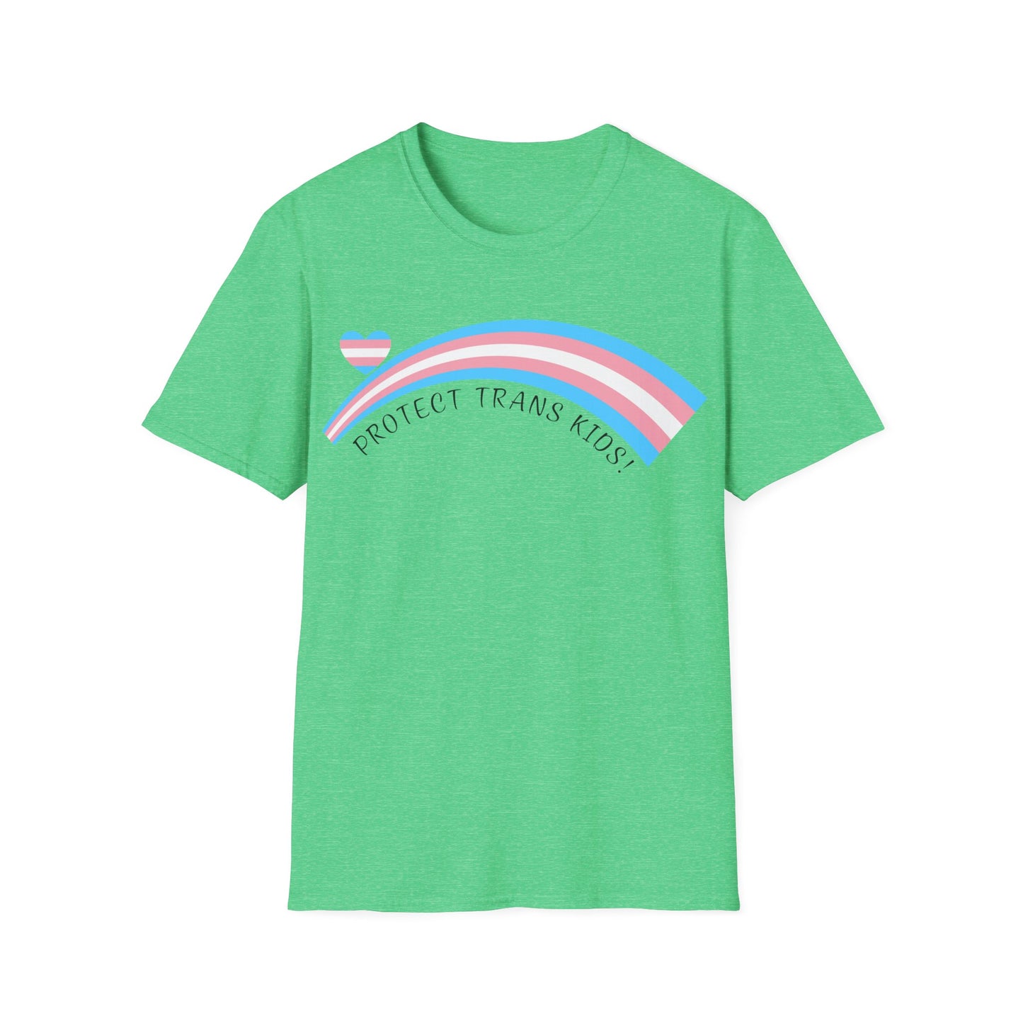 Protect Trans Kids T-Shirt - Trans Pride Rainbow Tee