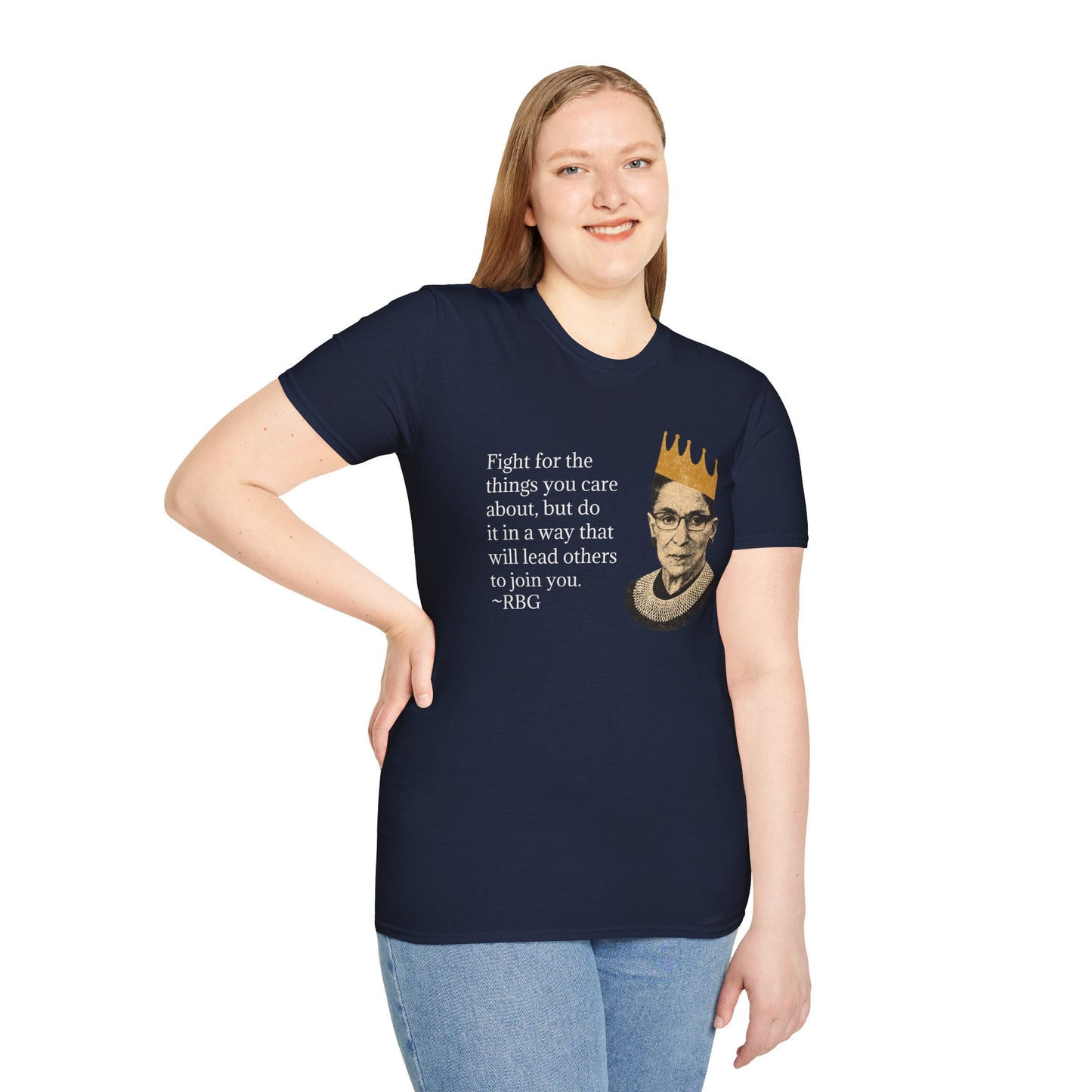 Inspirational Justice Quote T-Shirt — "Fight for the things you care about"