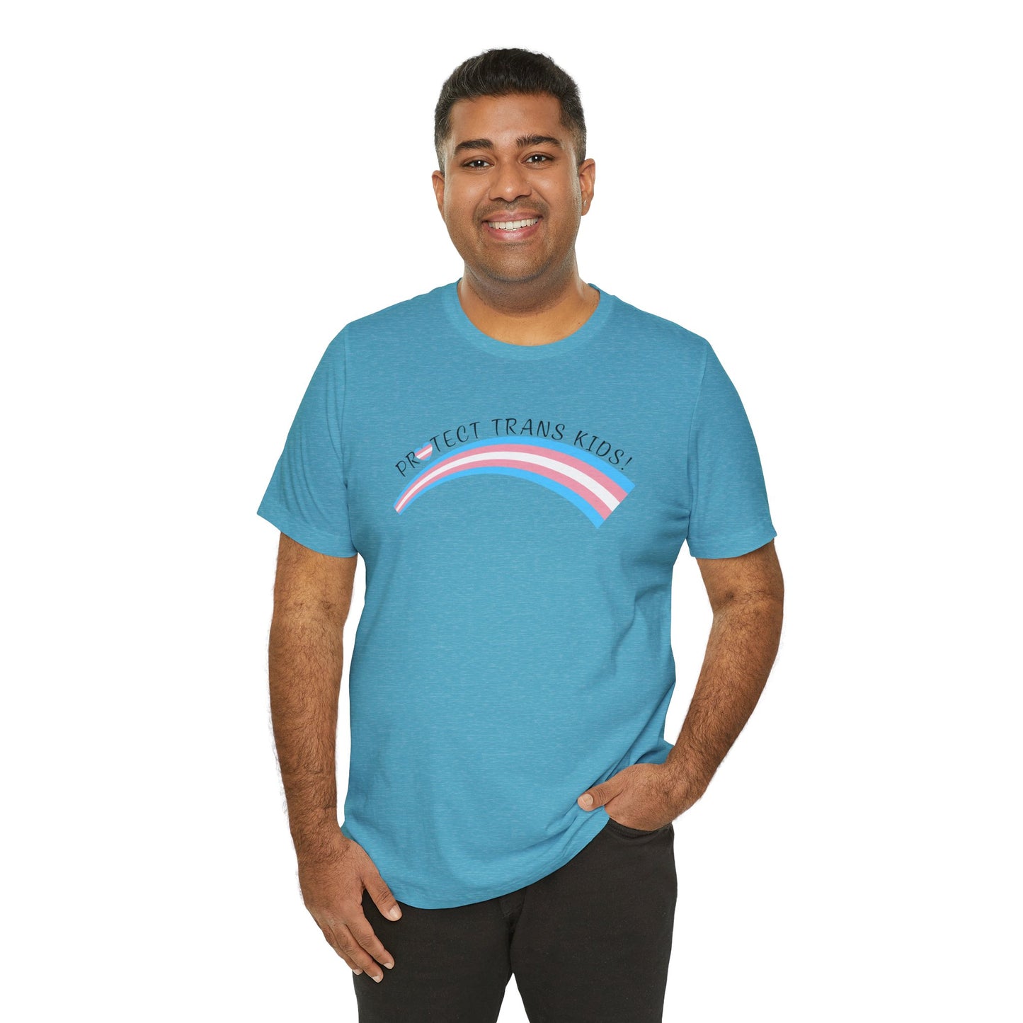 Protect Trans Kids T-Shirt — Trans Pride Rainbow Tee
