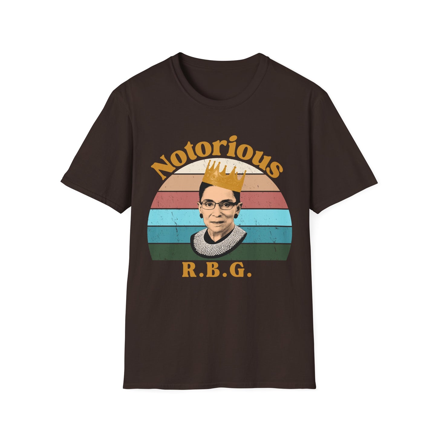 Unisex Notorious R.B.G. T-Shirt — Retro Ruth Bader Ginsburg Tribute Tee